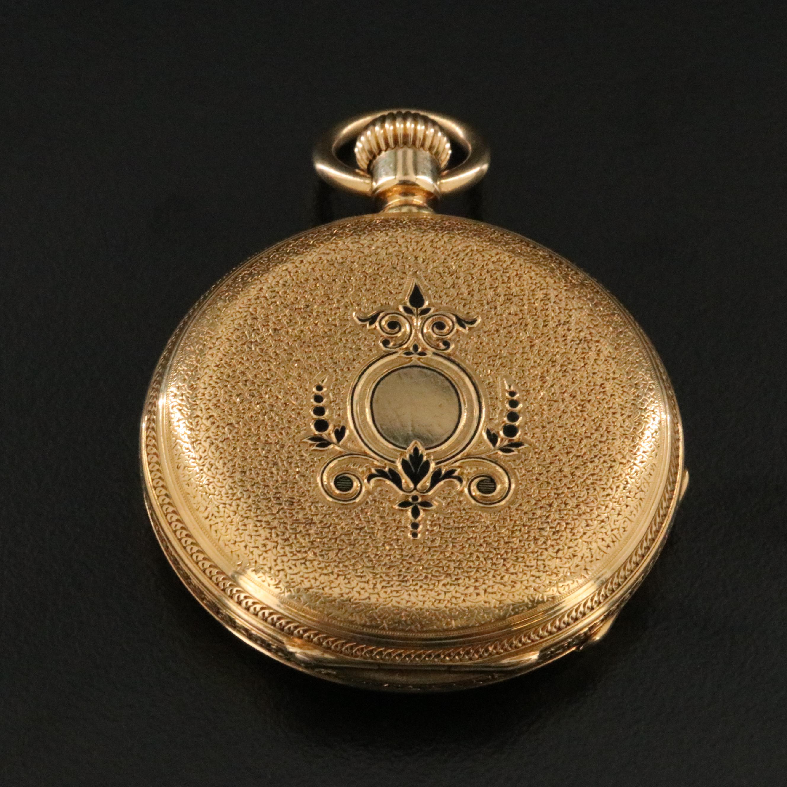 Vintage 18K Tiffany & Co. Hunting Case Pocket Watch