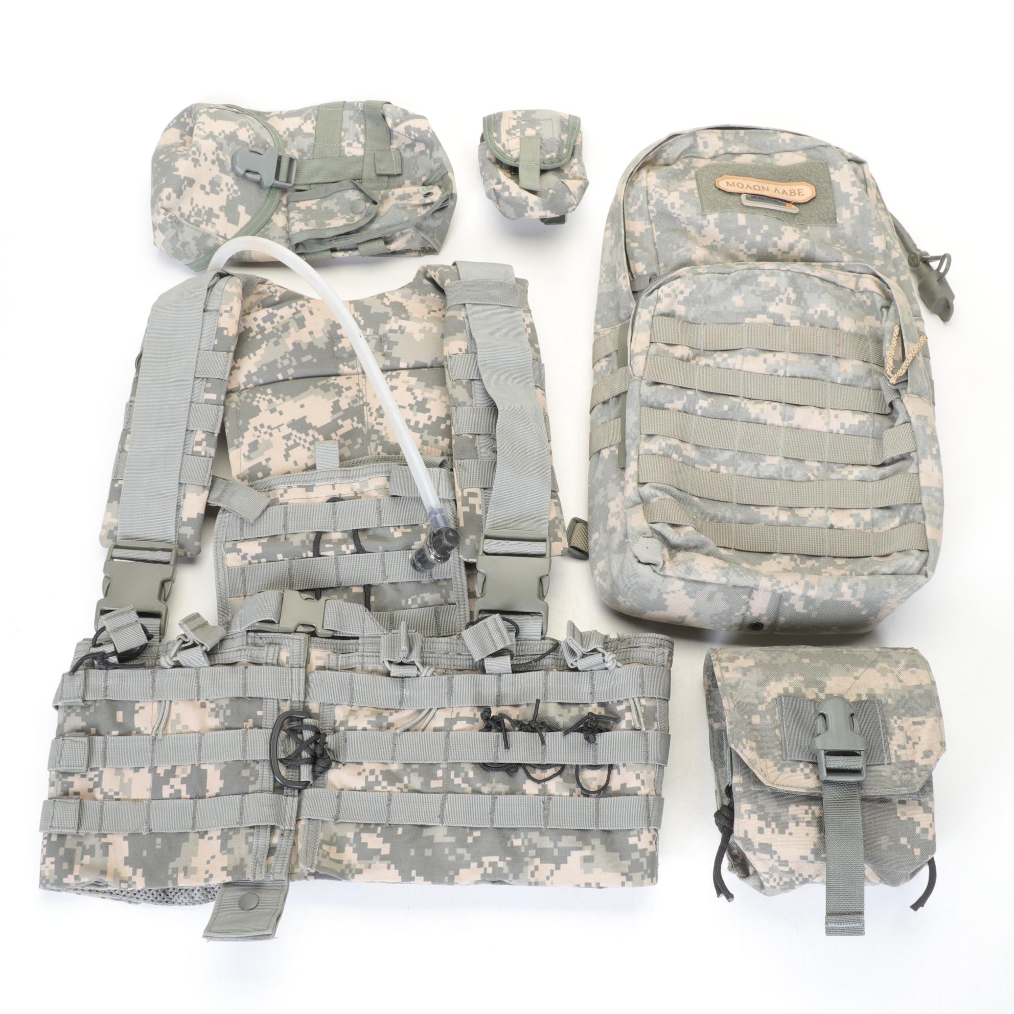 Tactical Tailor Digital Camo Vest, Backpack & Pouches