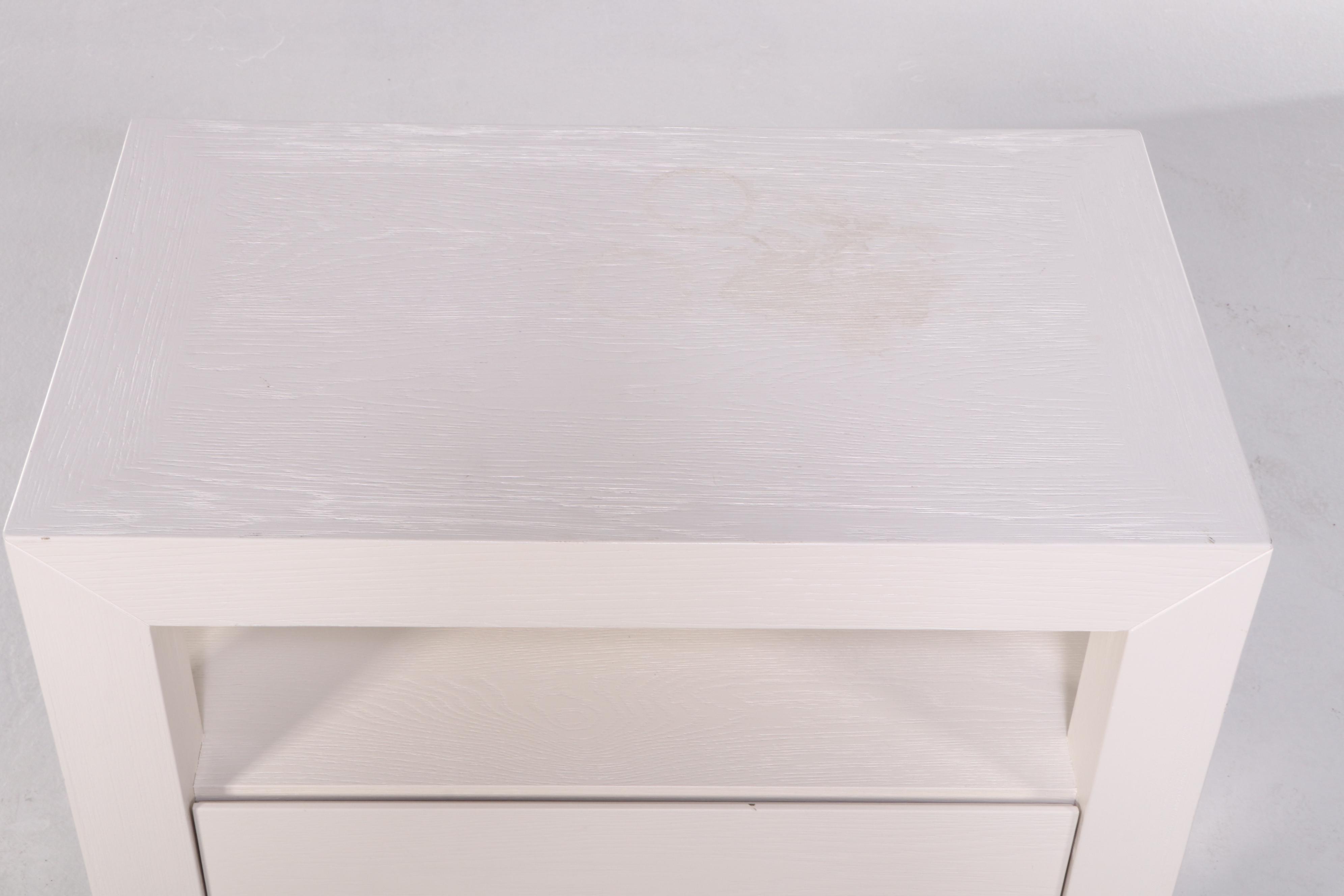 Pottery Barn "Dillon" Nightstand in Montauk White Finish