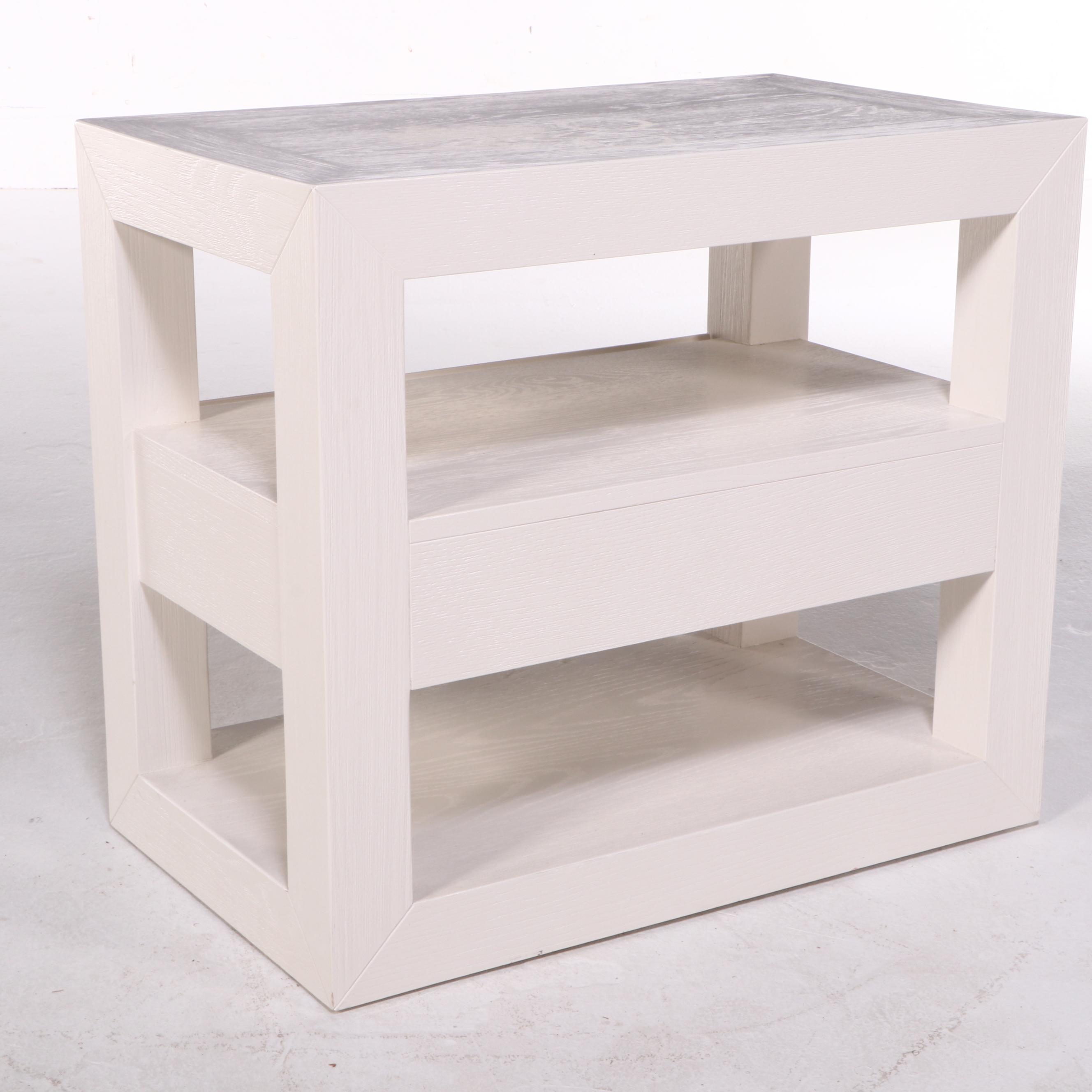 Pottery Barn "Dillon" Nightstand in Montauk White Finish
