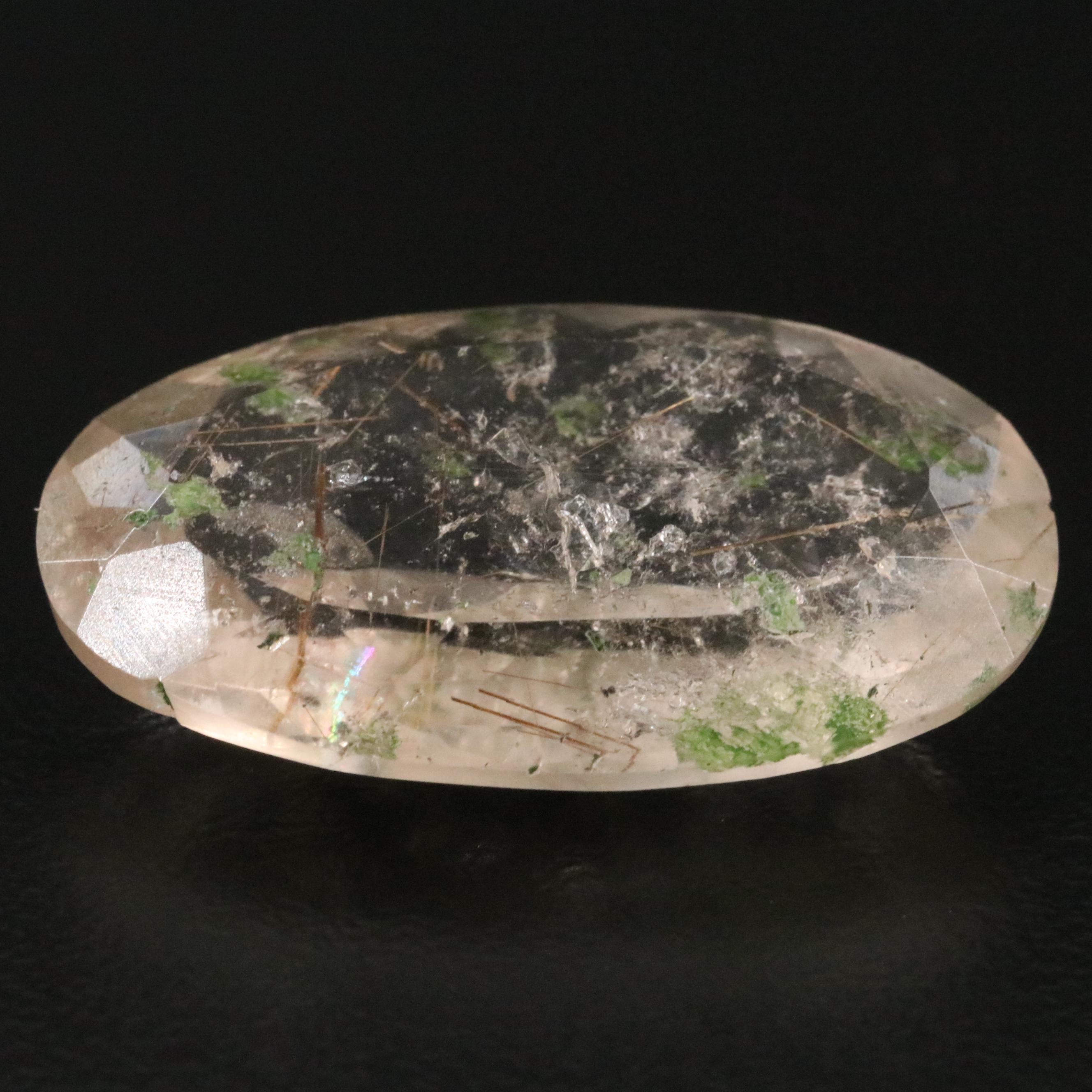 Loose 21.29 CT Rutilated Quartz