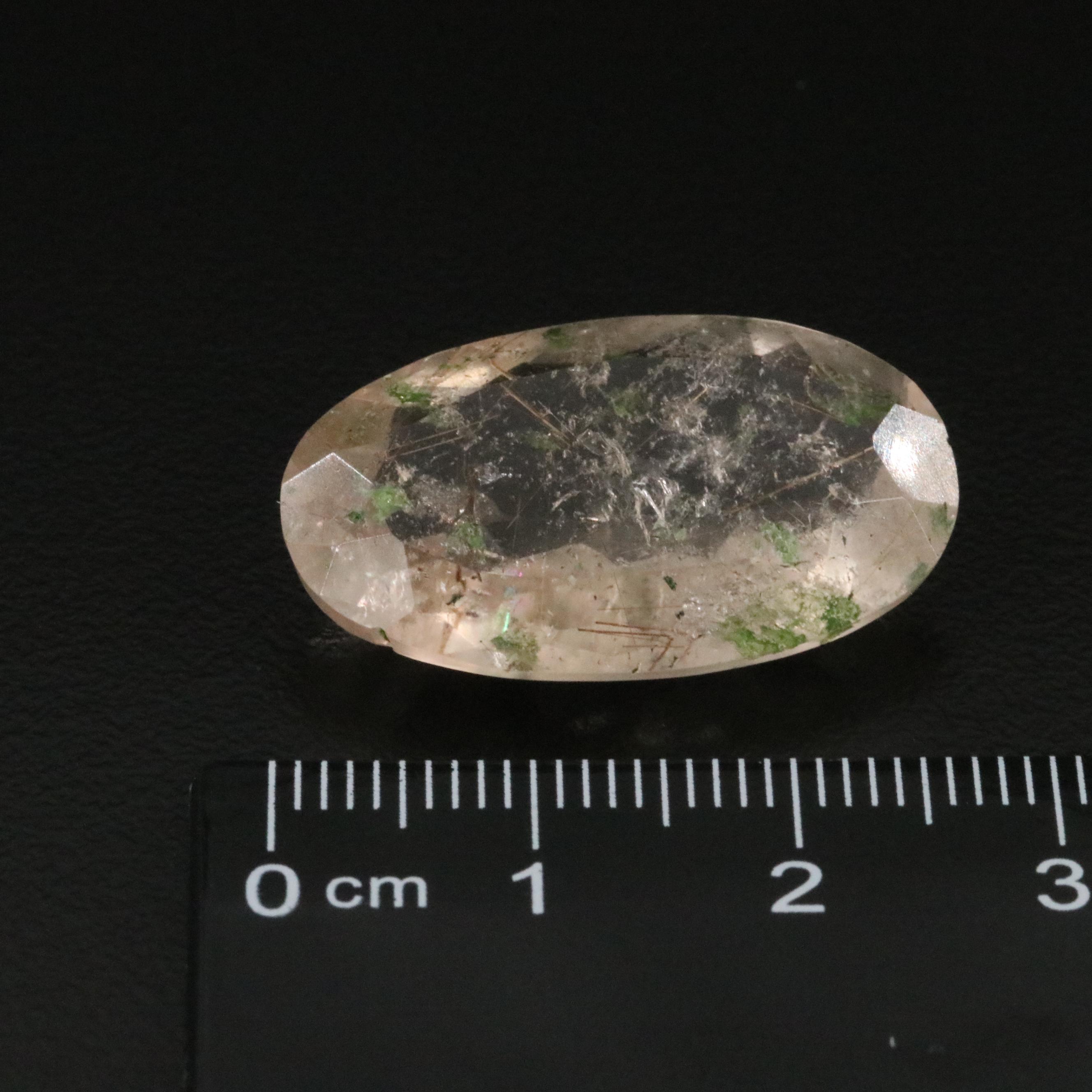 Loose 21.29 CT Rutilated Quartz