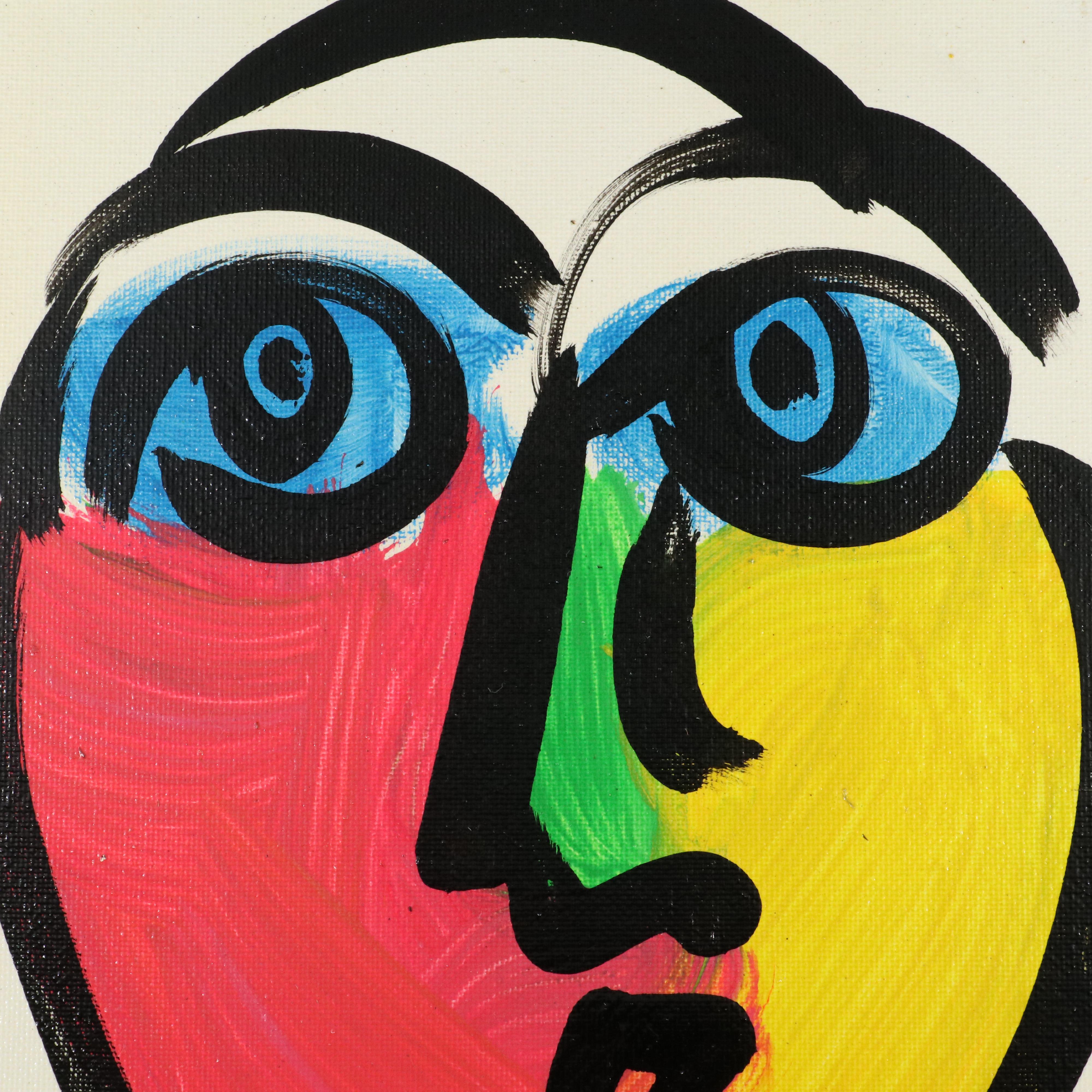 Peter Robert Keil Stylized Acrylic Portrait