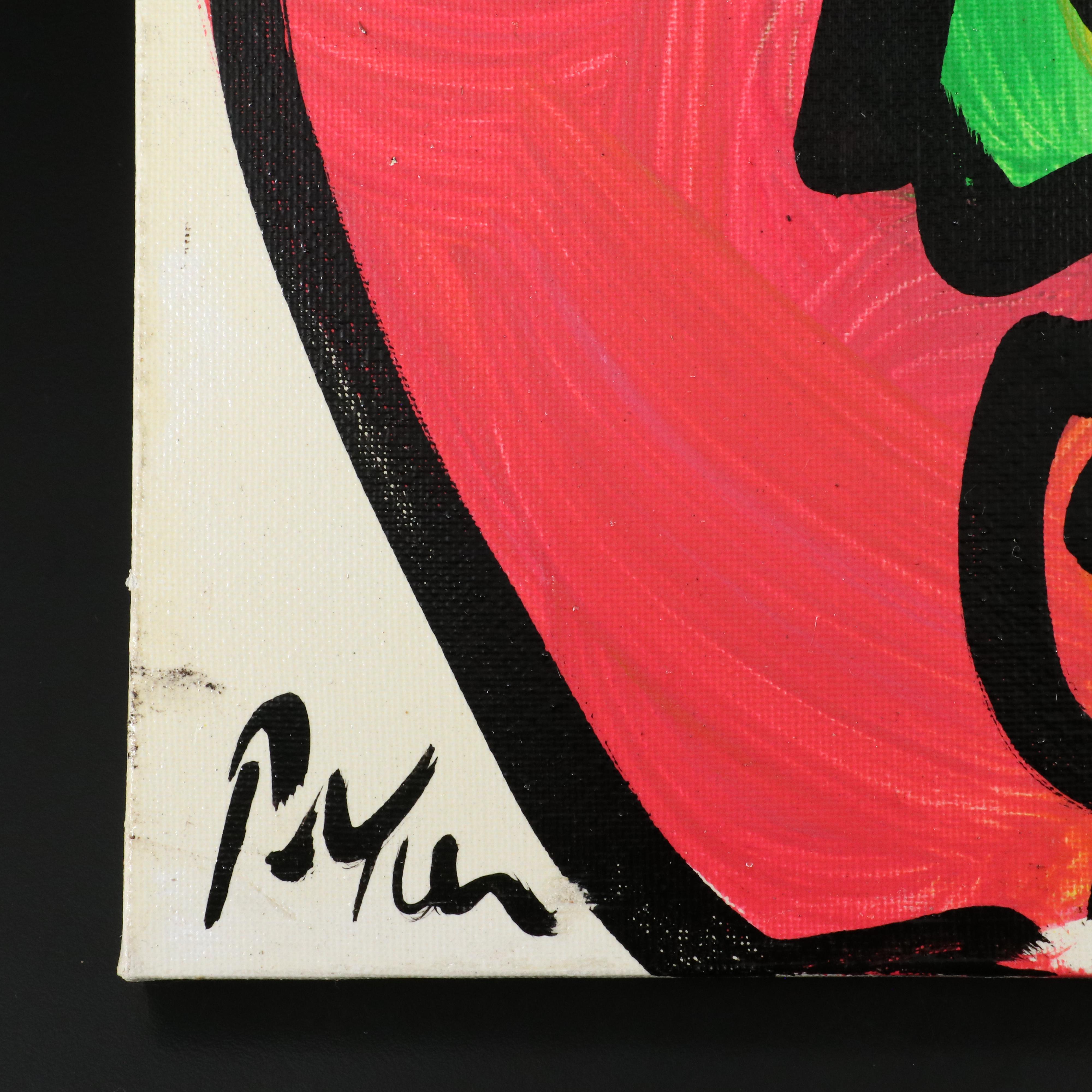 Peter Robert Keil Stylized Acrylic Portrait