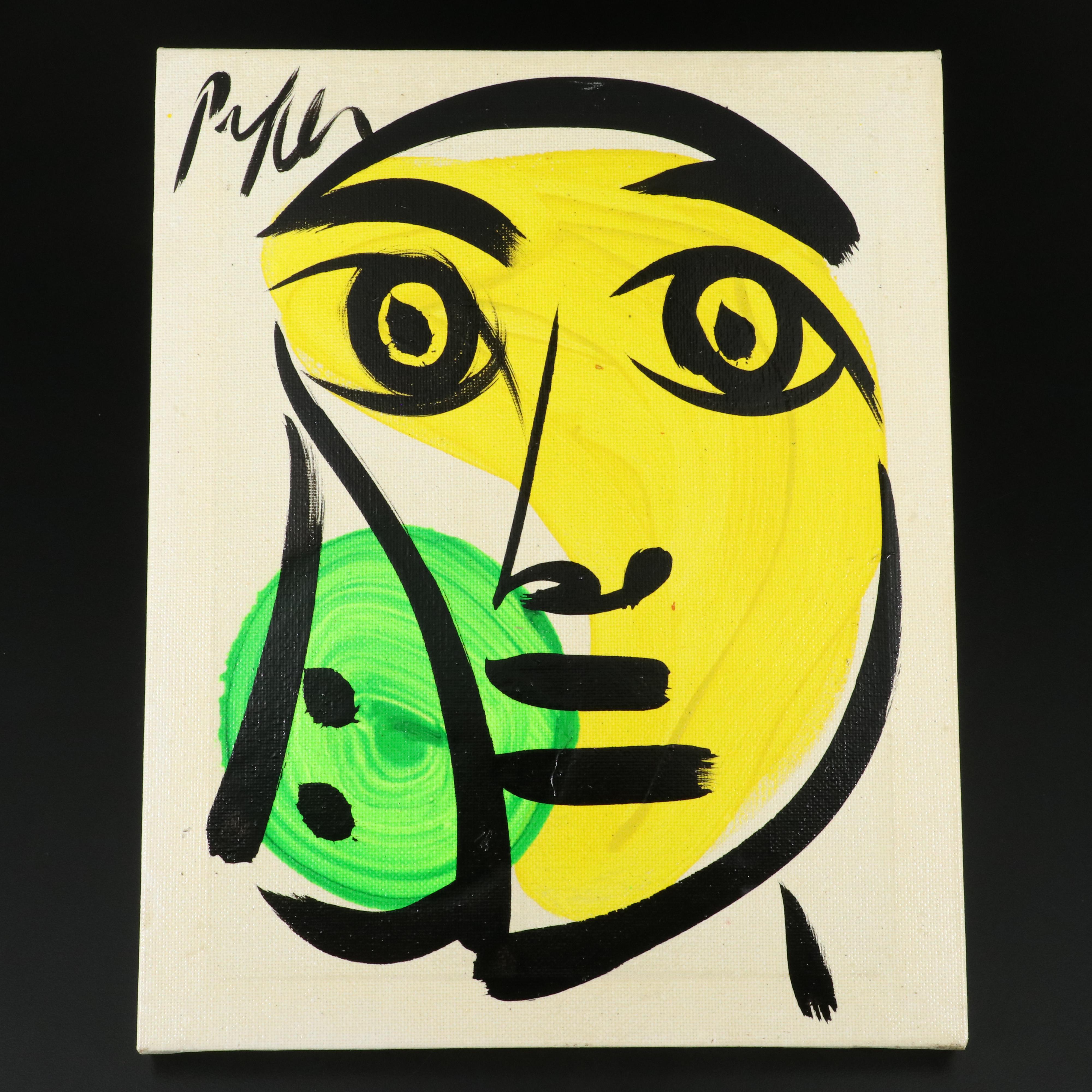 Peter Robert Keil Stylized Acrylic Portrait