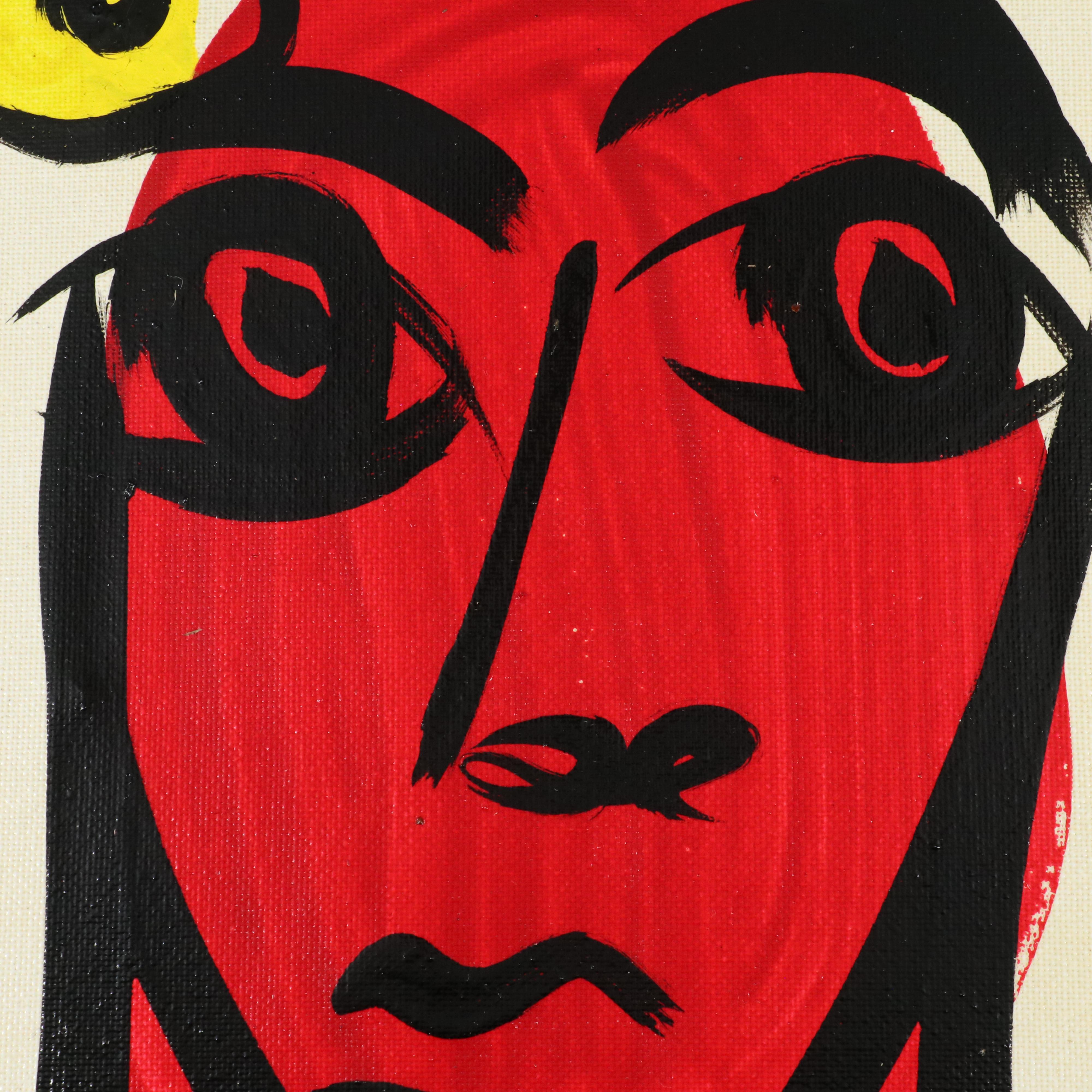 Peter Robert Keil Stylized Acrylic Portrait