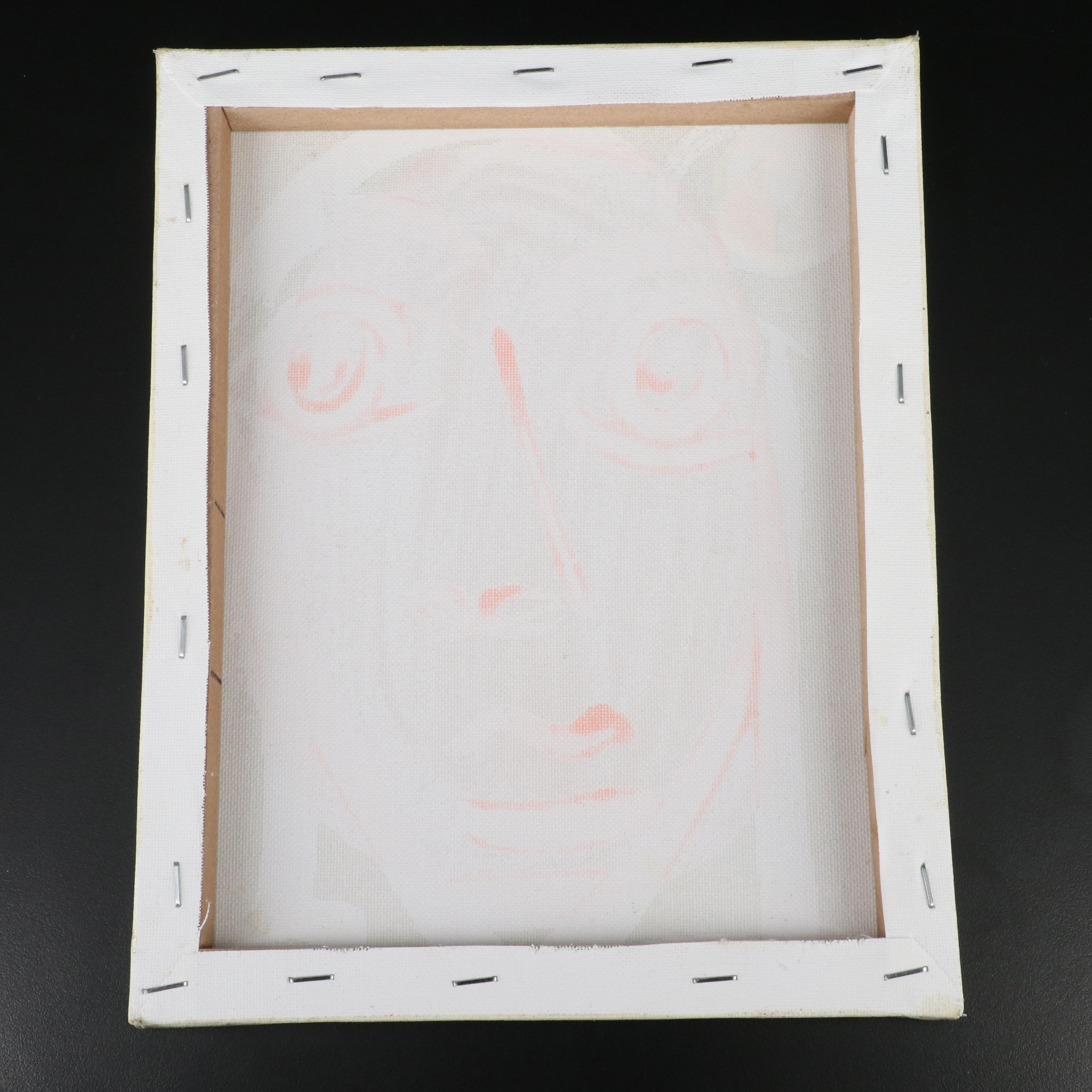 Peter Robert Keil Stylized Acrylic Portrait