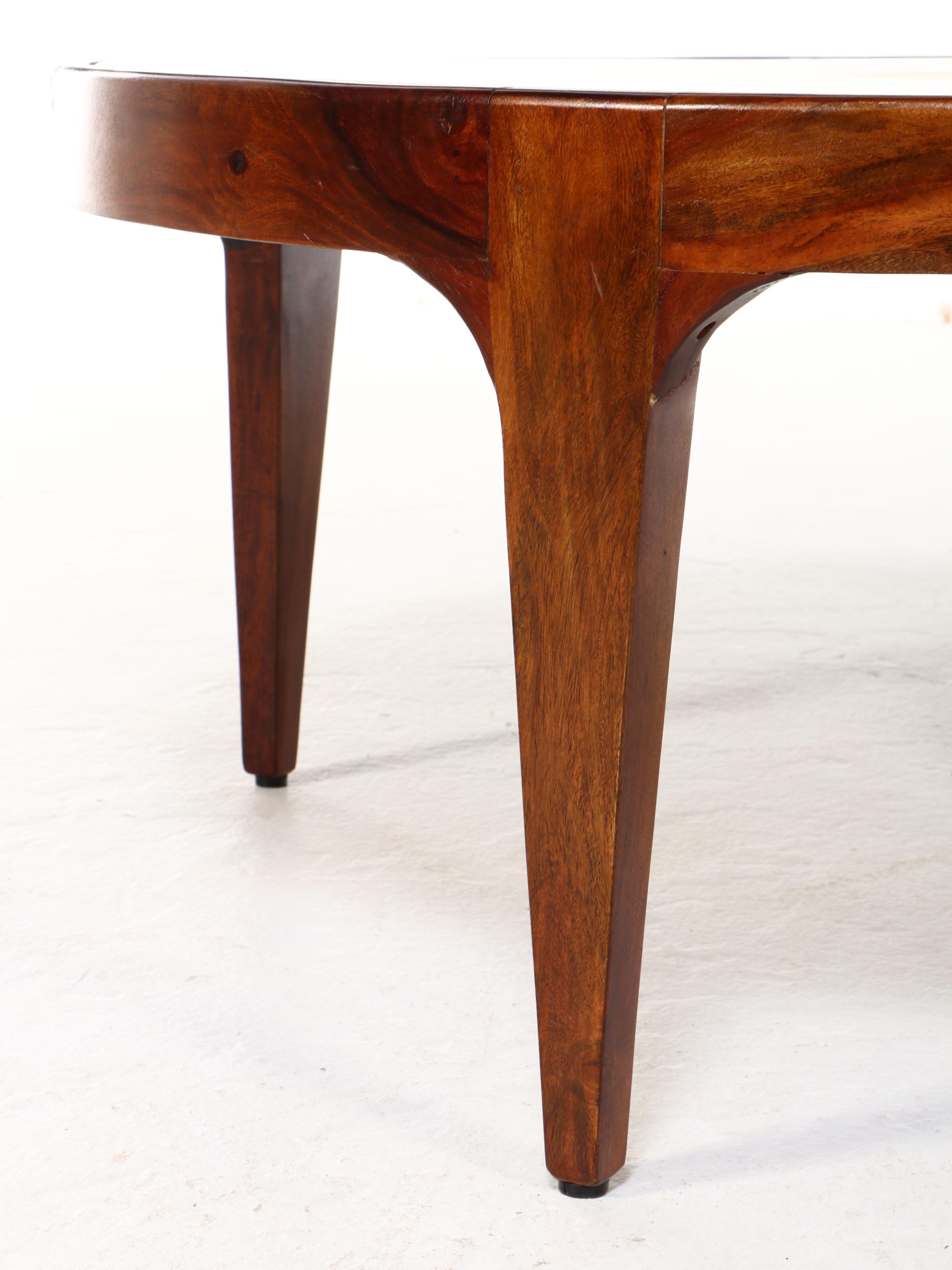 Anthropologie Brass Starburst Round Coffee Table