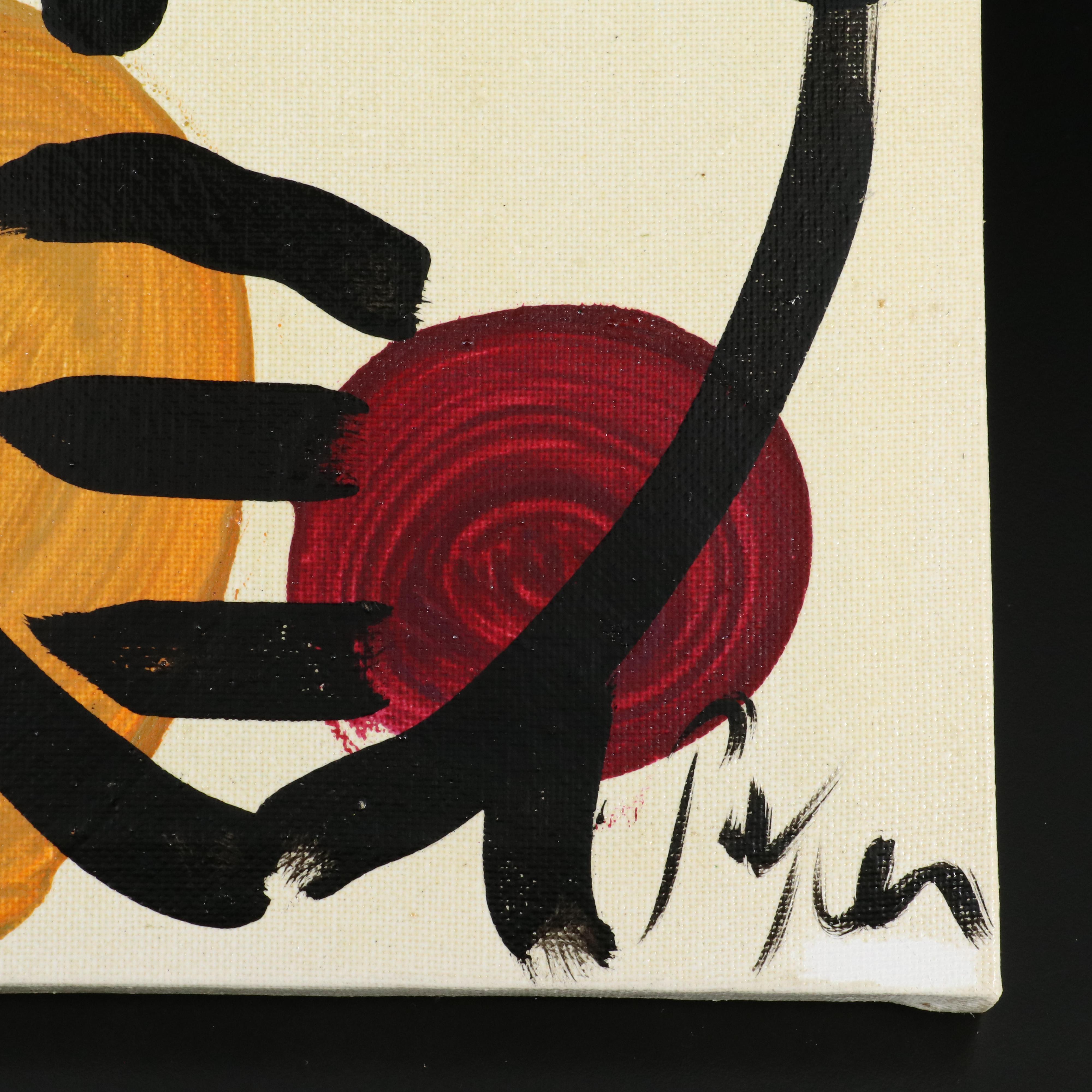 Peter Robert Keil Stylized Acrylic Portrait