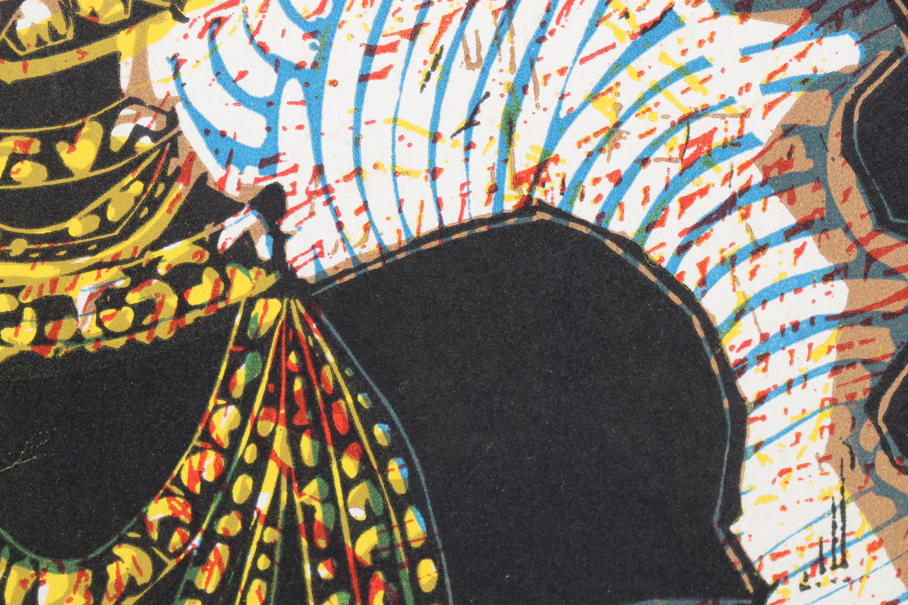 Pablo Picasso Reproduction Linocut Portrait of a Young Woman, 1962