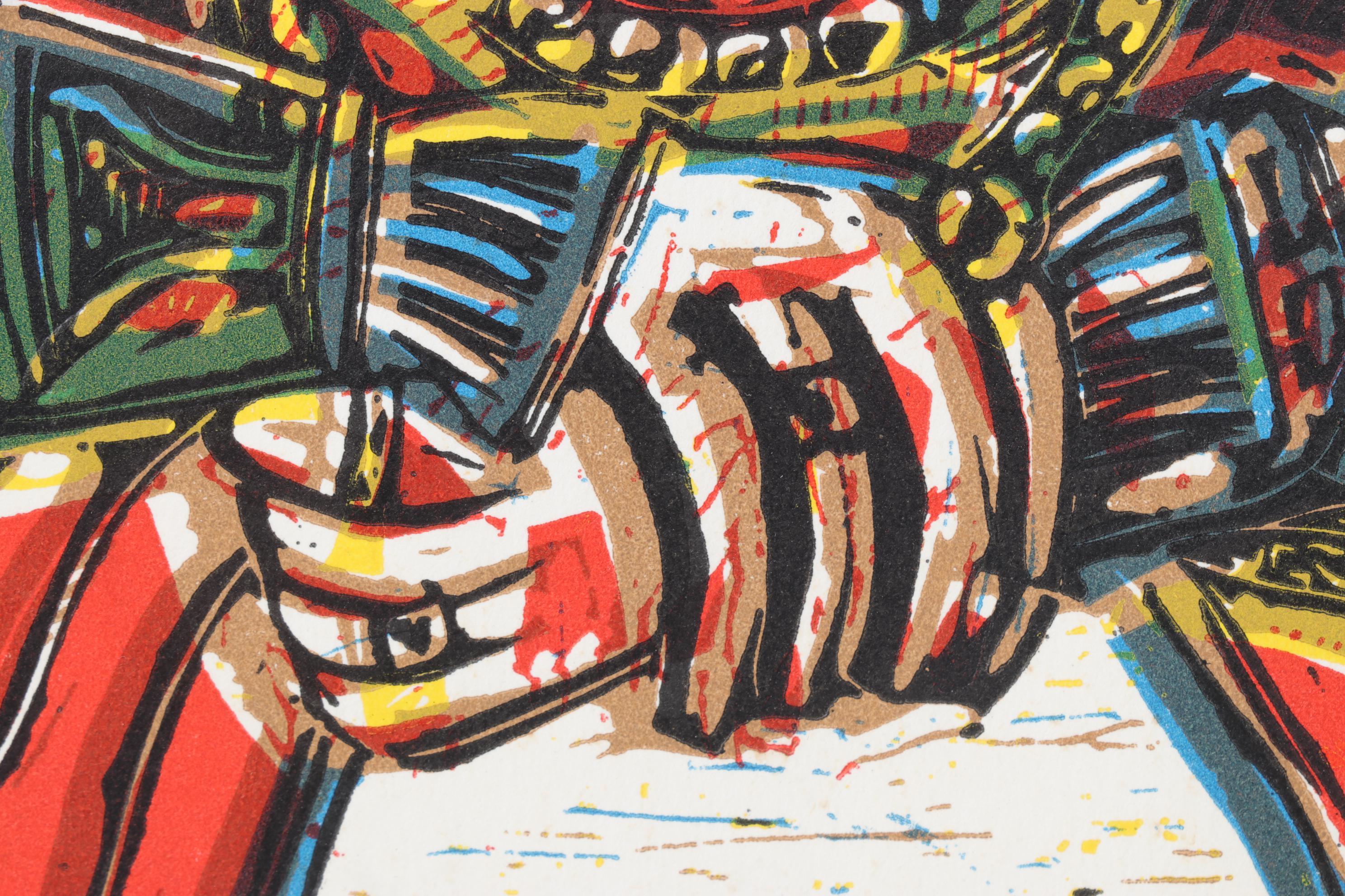 Pablo Picasso Reproduction Linocut Portrait of a Young Woman, 1962