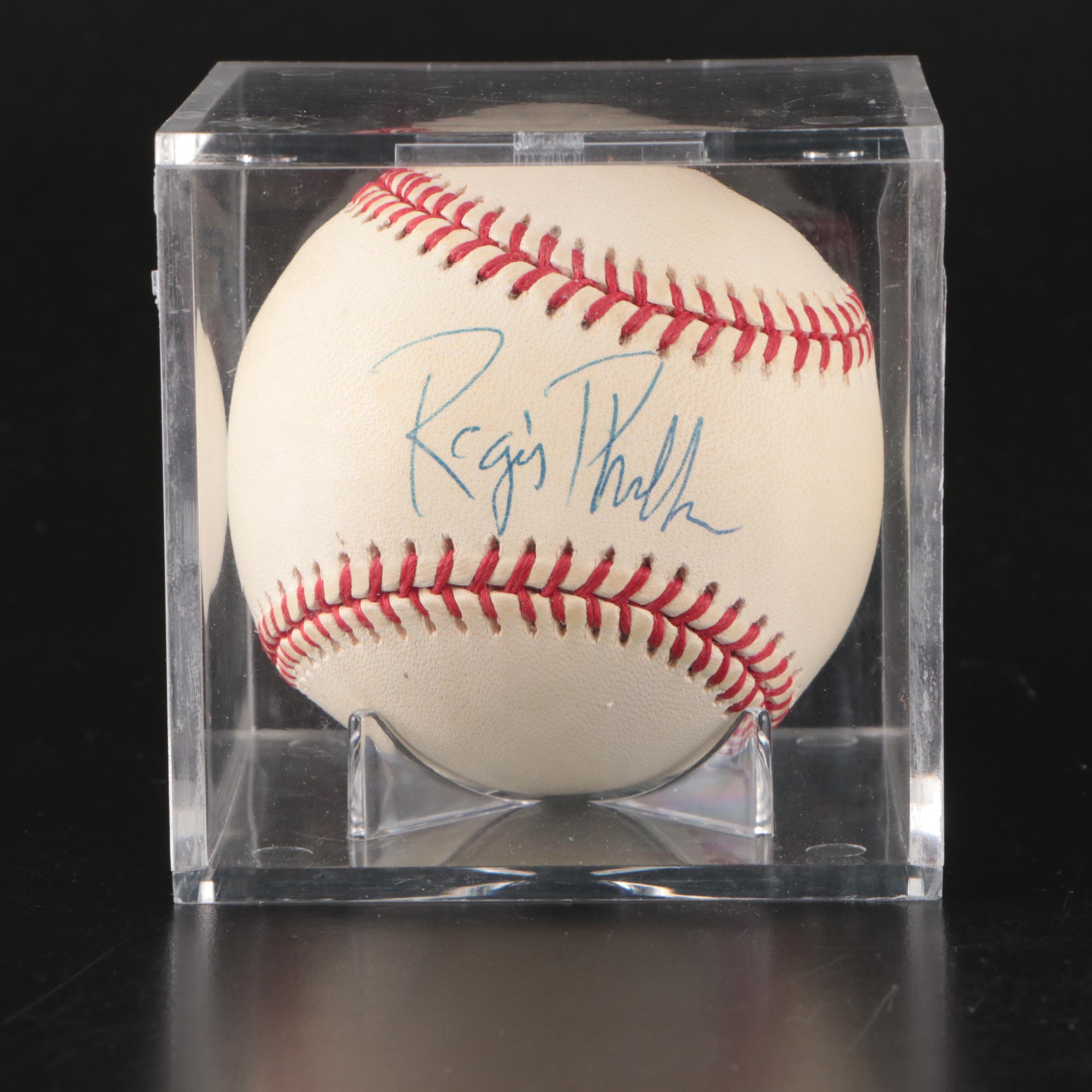 Erin Andrews and Regis Philbin Signed Rawlings Baseballs