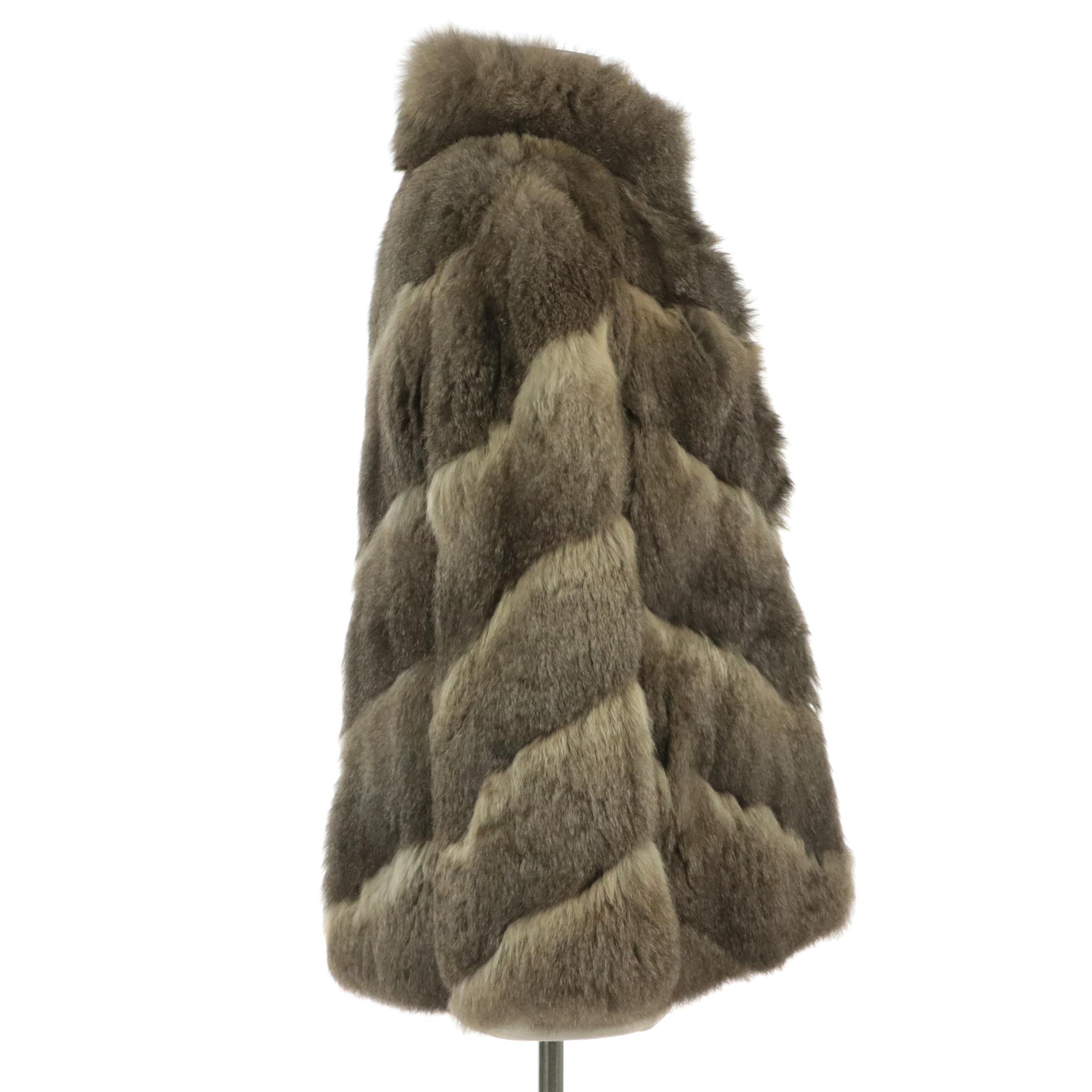 North American Opossum Fur Coat