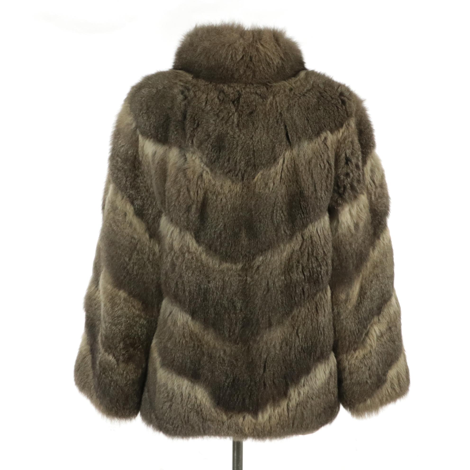 North American Opossum Fur Coat
