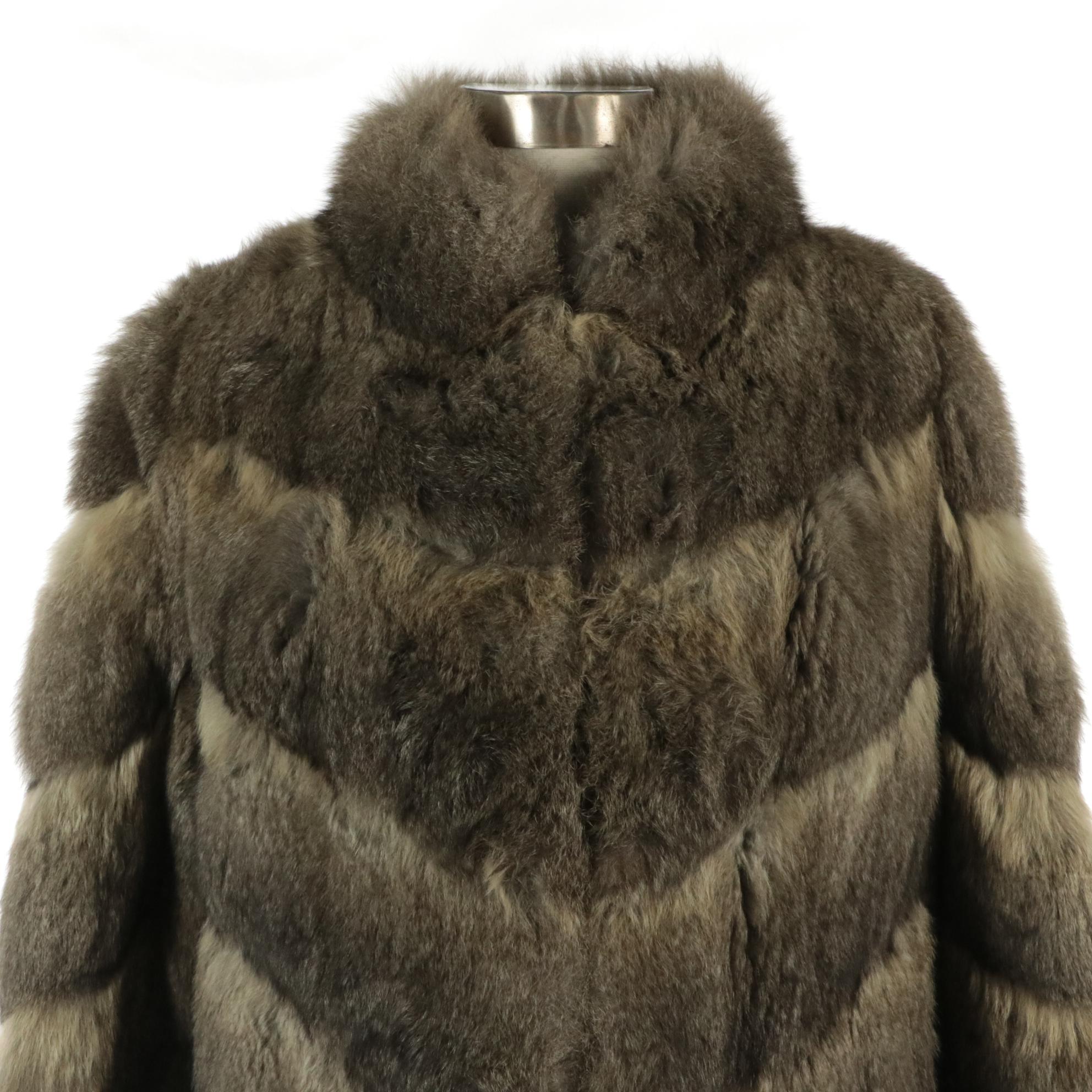 North American Opossum Fur Coat