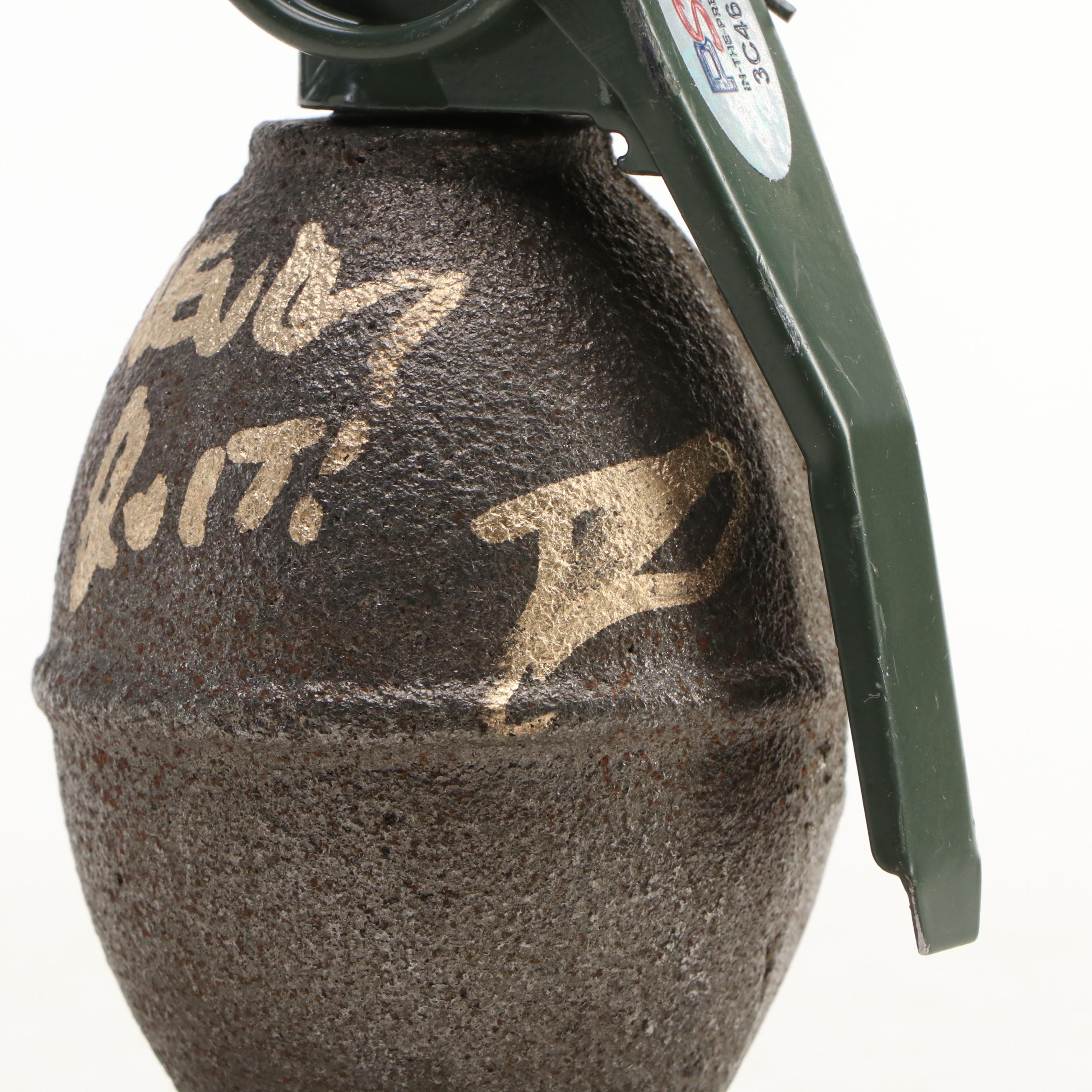 Robert O'Neill Signed Hand Grenade Prop, PSA