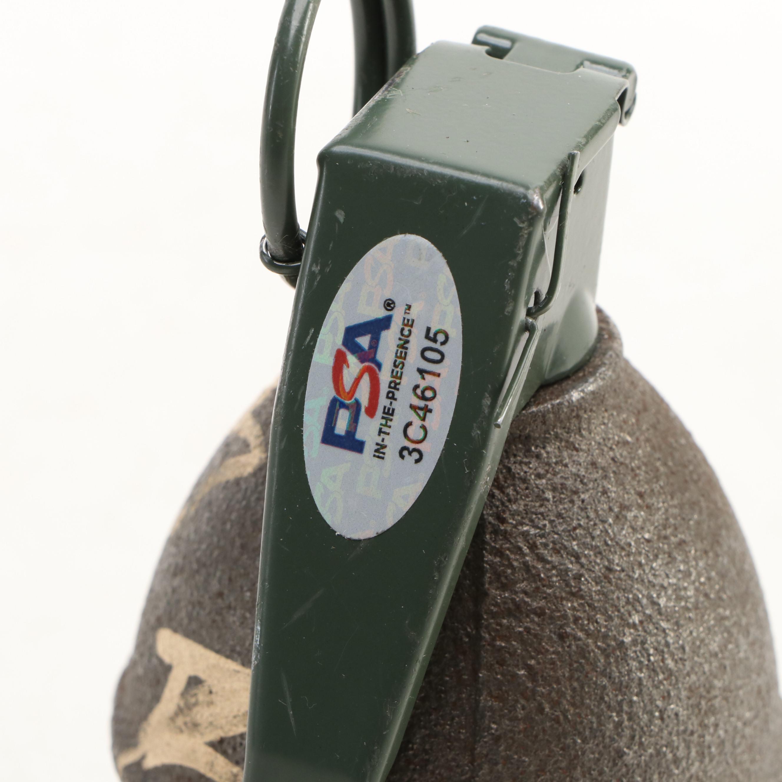 Robert O'Neill Signed Hand Grenade Prop, PSA