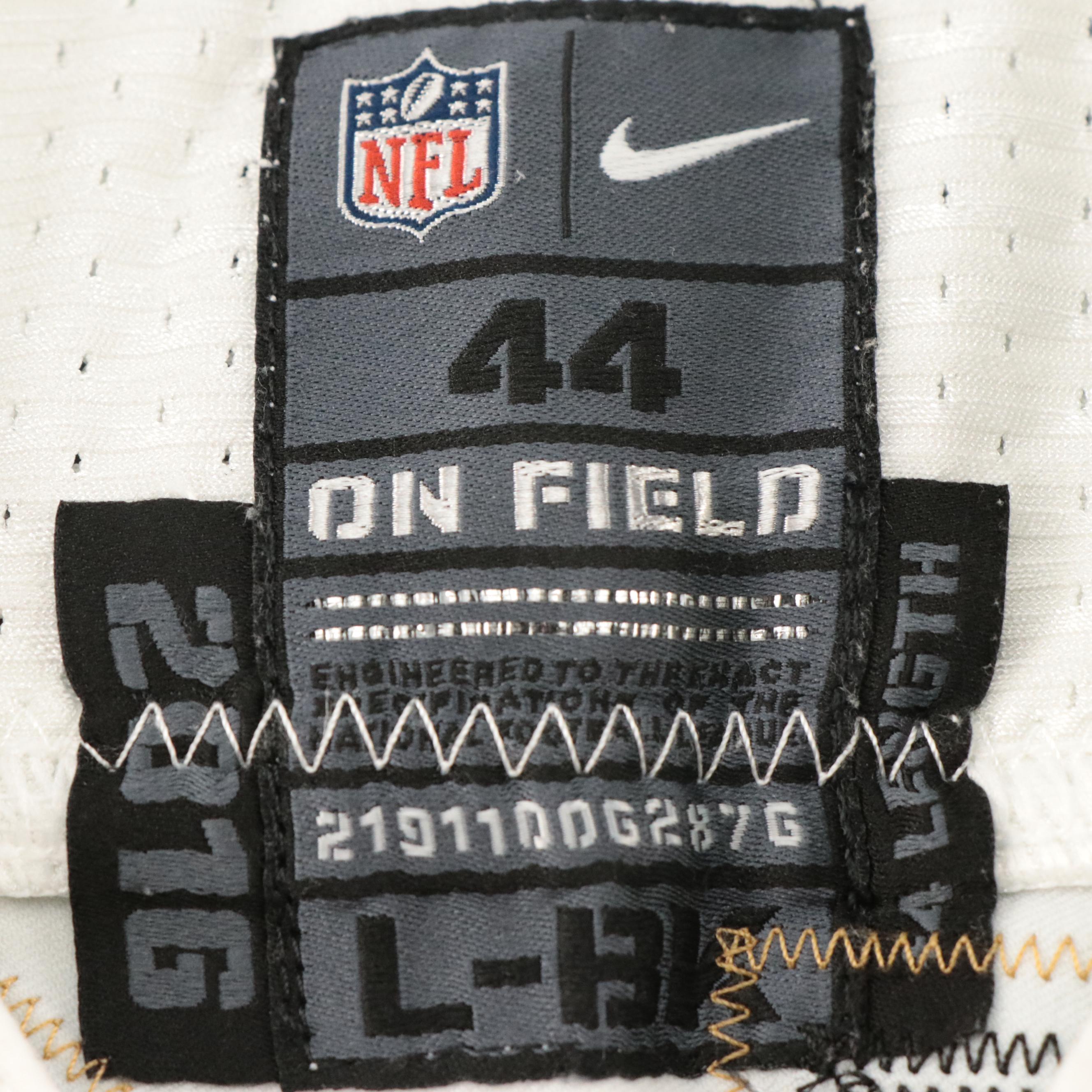 Tyler Shatley Signed and Player Issued Jacksonville Jaguars Nike Football Jersey