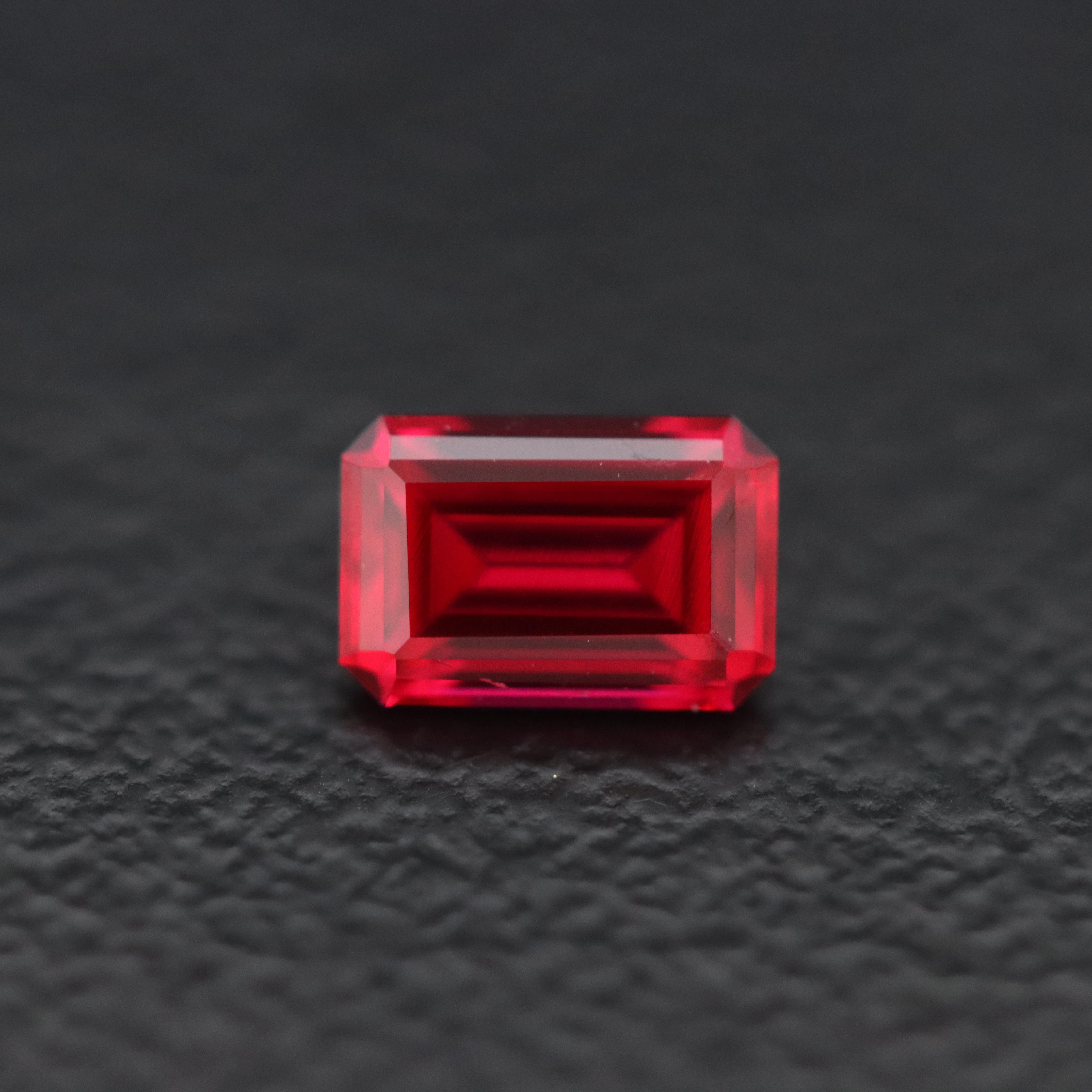 Loose 0.68 CT Lab Grown Ruby