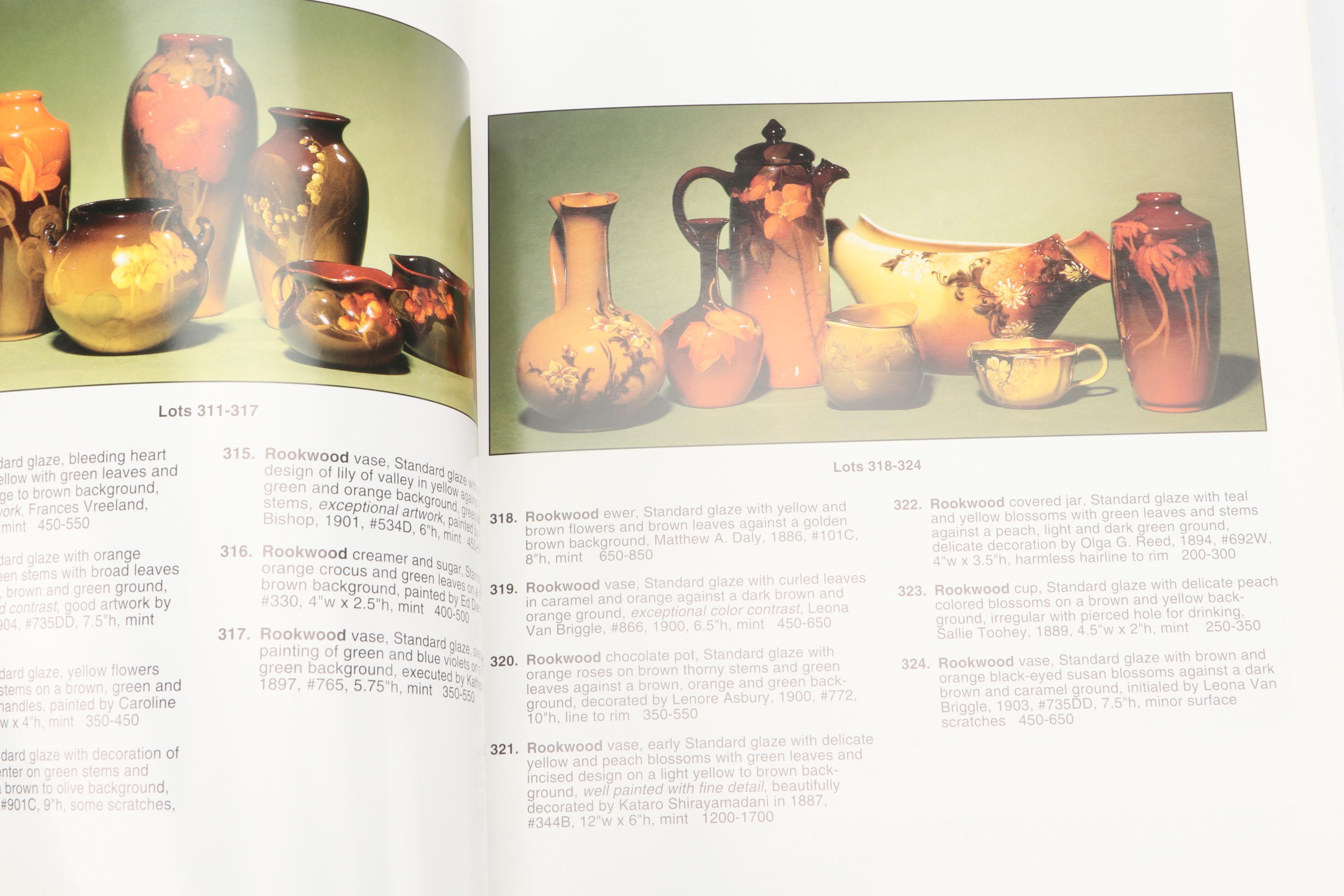 Rookwood Auction Catalogs and "Panorama of Cincinnati Art XXI," 1993–2006