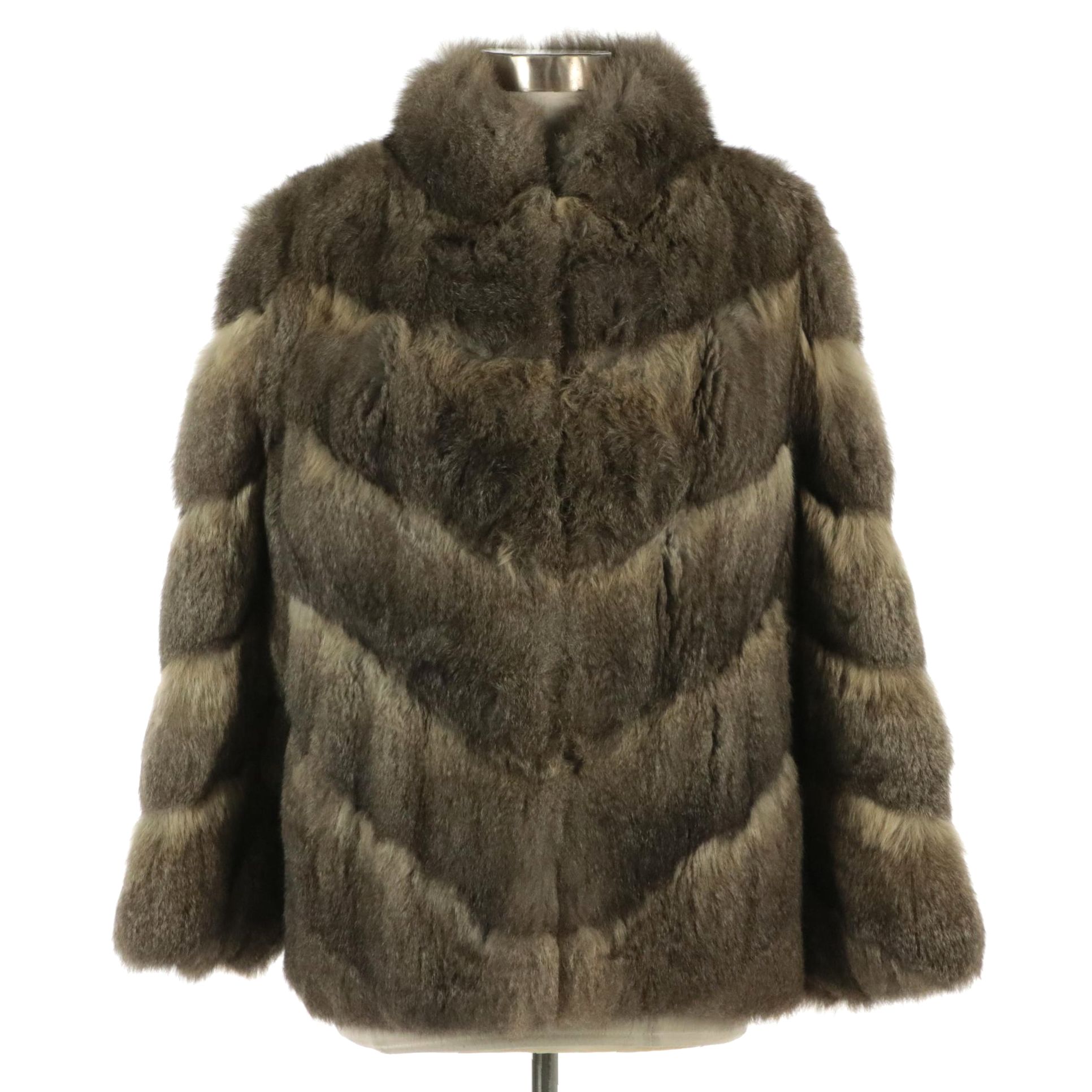 North American Opossum Fur Coat