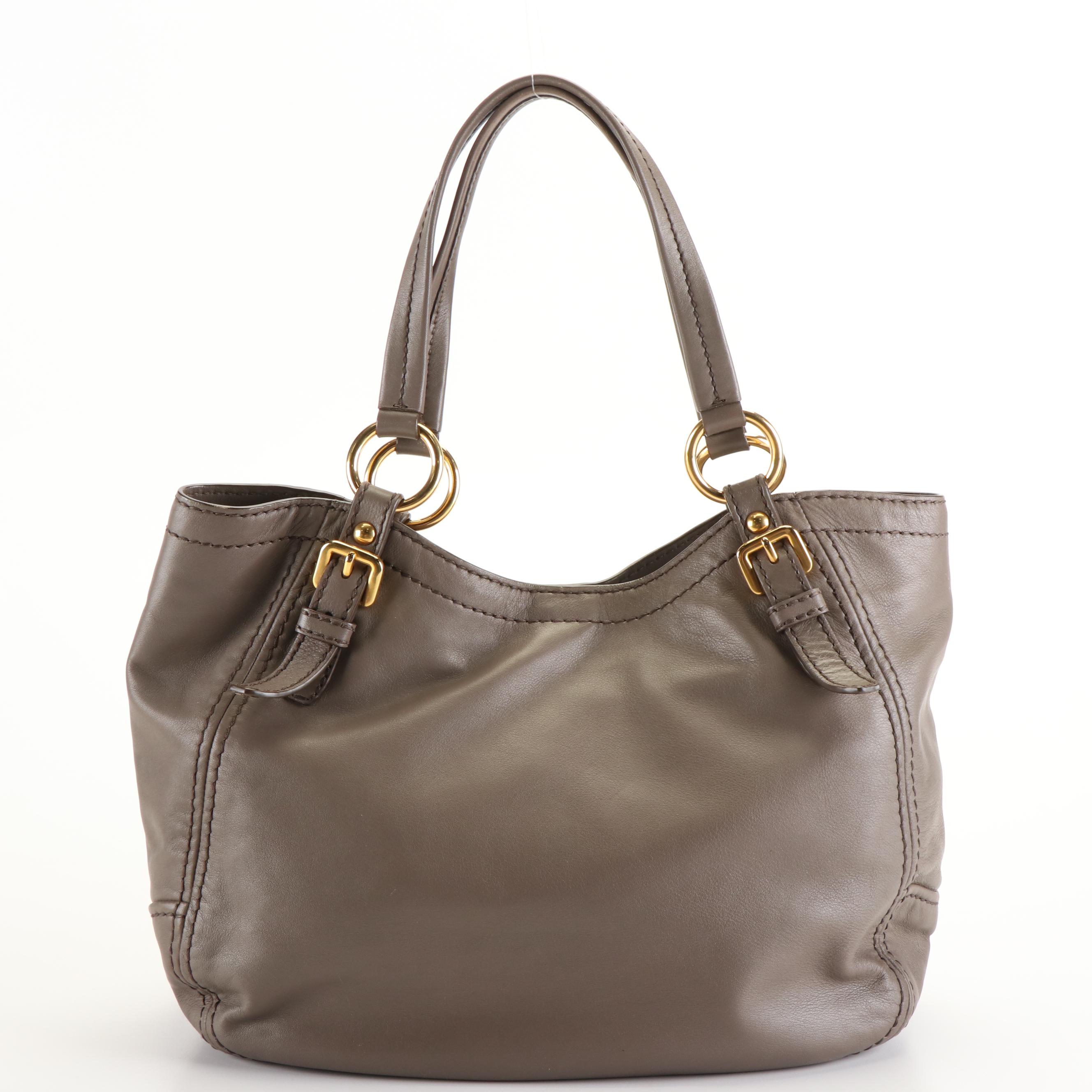 Prada Leather Vitello Daino Shoulder Bag