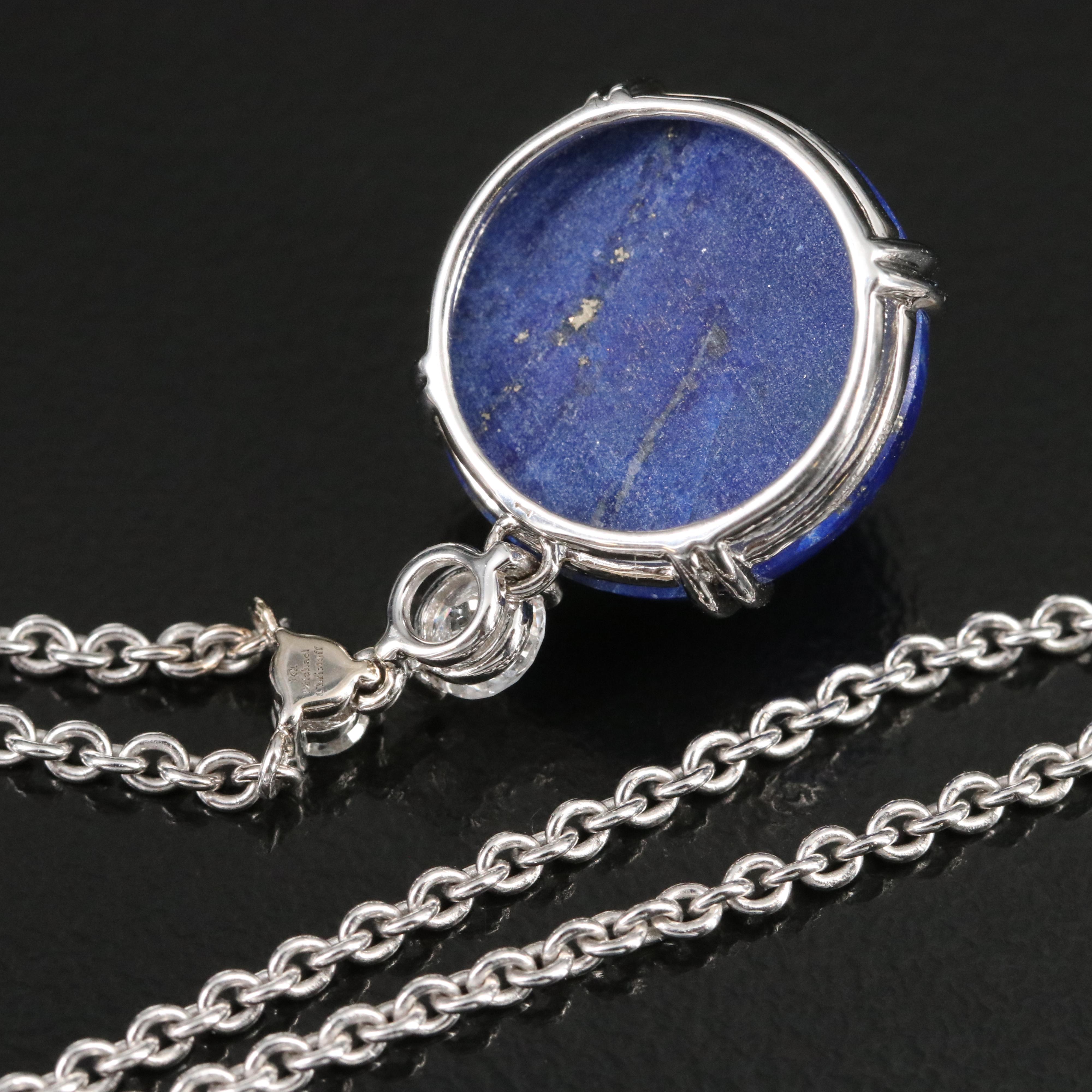 Michael Christoff 14K Lapis Lazuli and Diamond Necklace