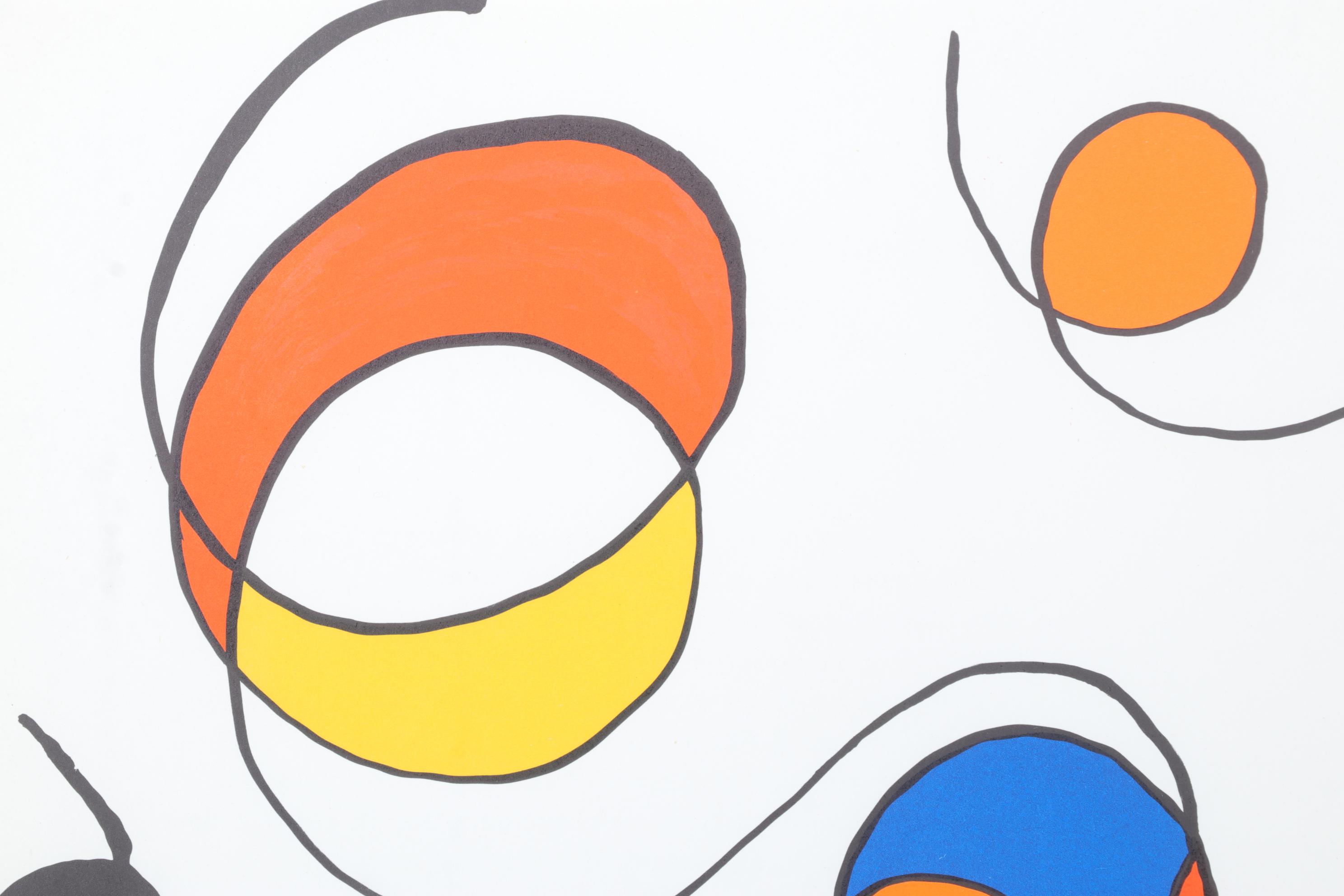 Alexander Calder Color Lithograph for "Derrière le Miroir," 1968