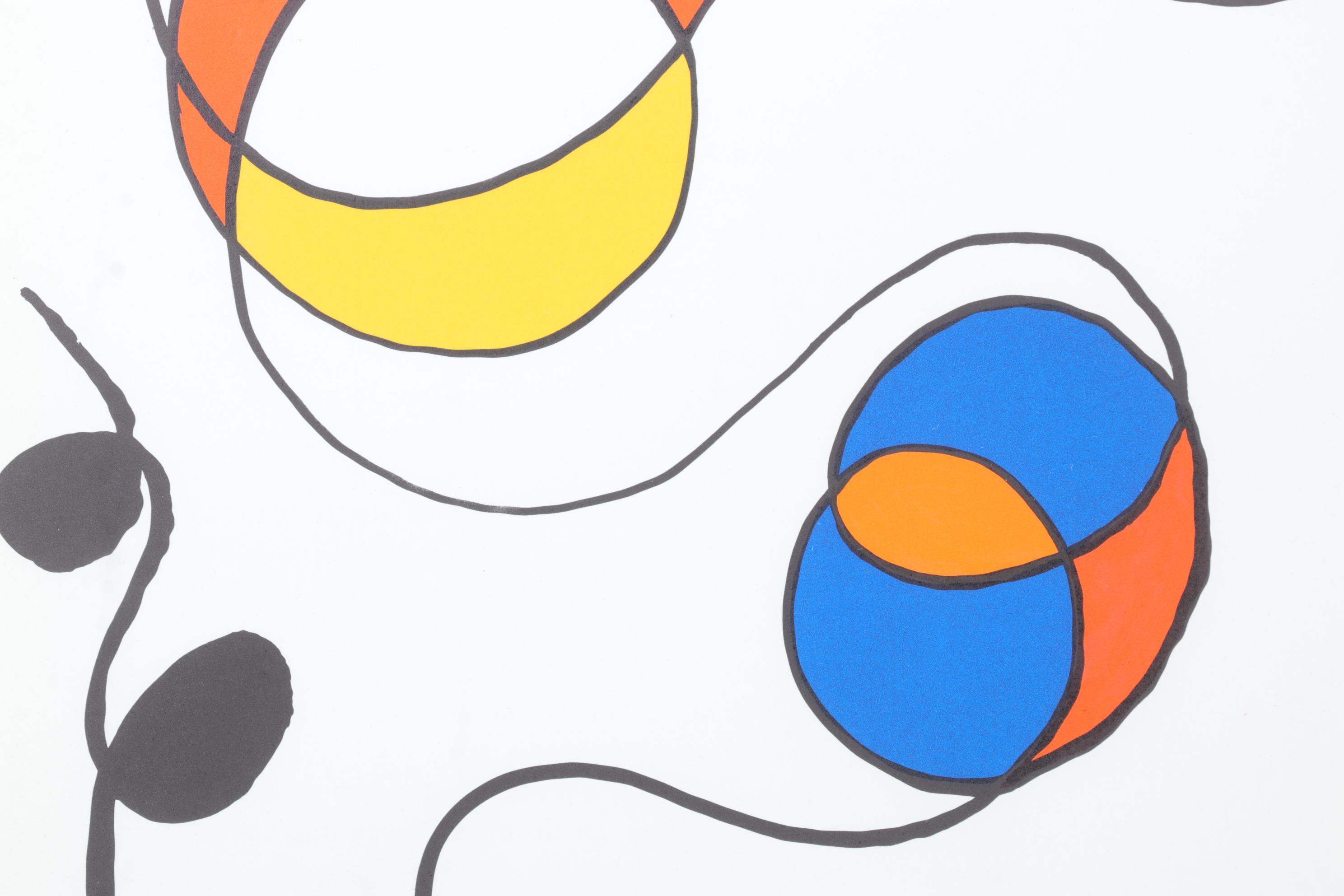 Alexander Calder Color Lithograph for "Derrière le Miroir," 1968