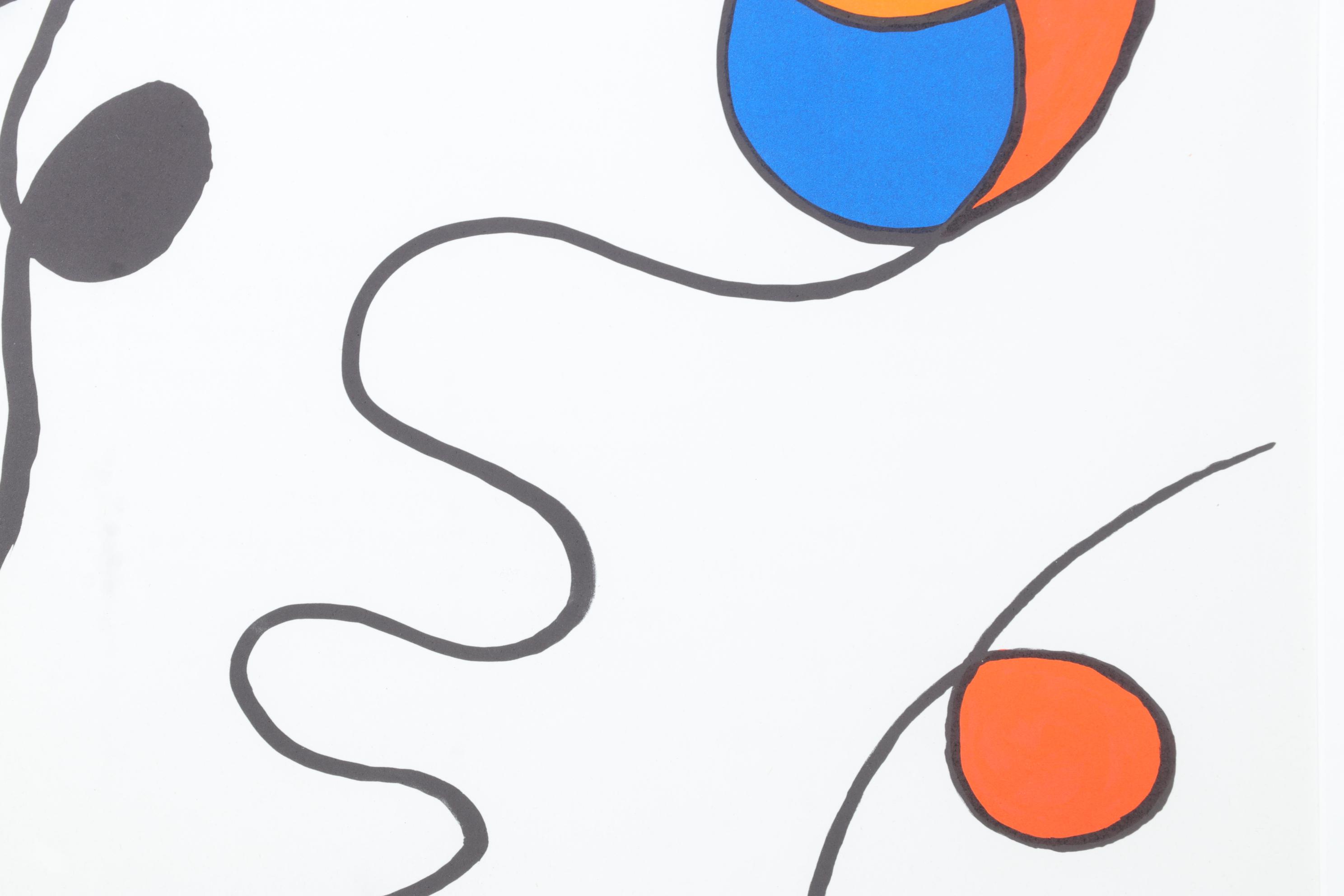 Alexander Calder Color Lithograph for "Derrière le Miroir," 1968