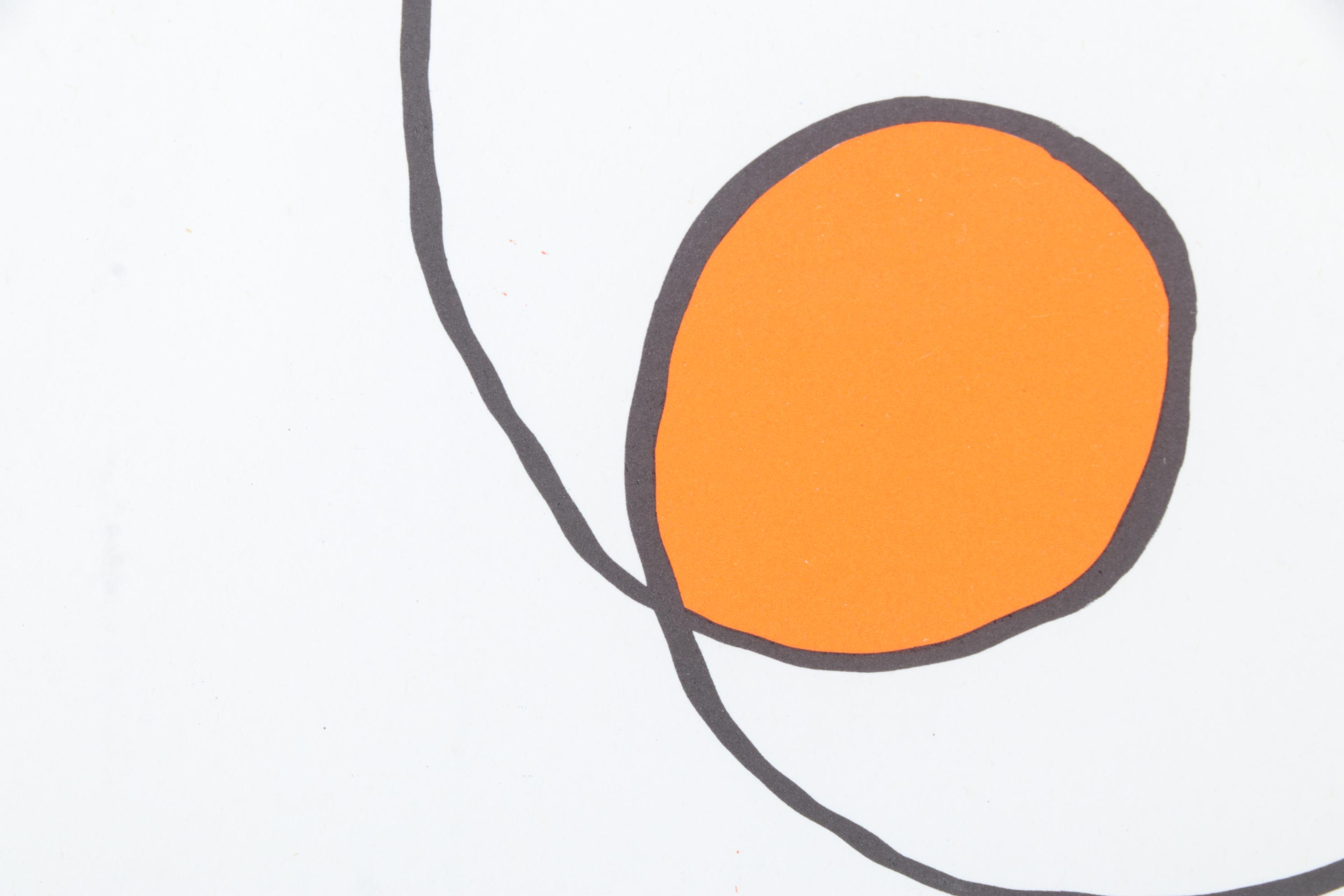 Alexander Calder Color Lithograph for "Derrière le Miroir," 1968