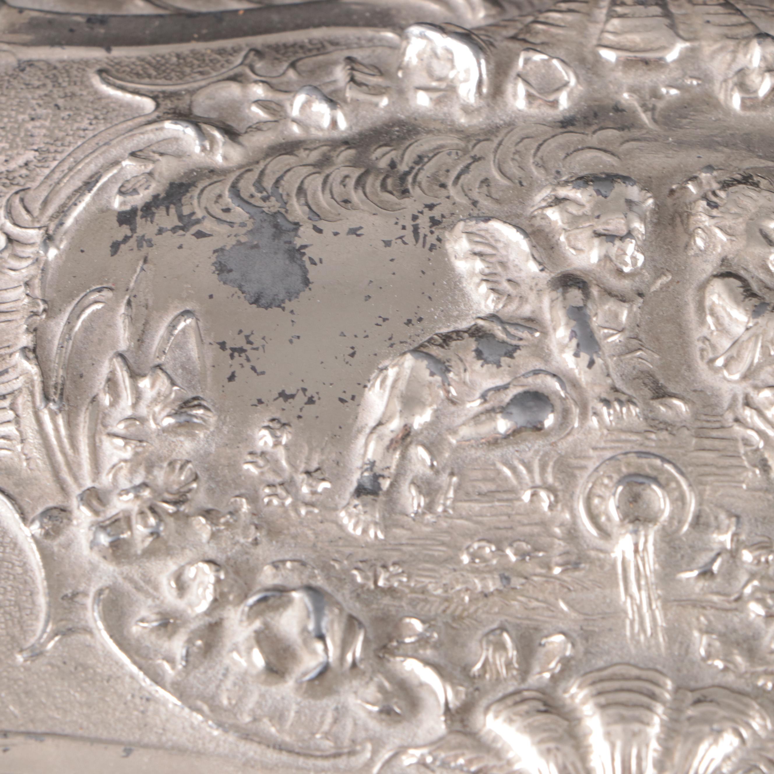 Fulser Industria with Other European Style Repousse Boxes, 20th Century