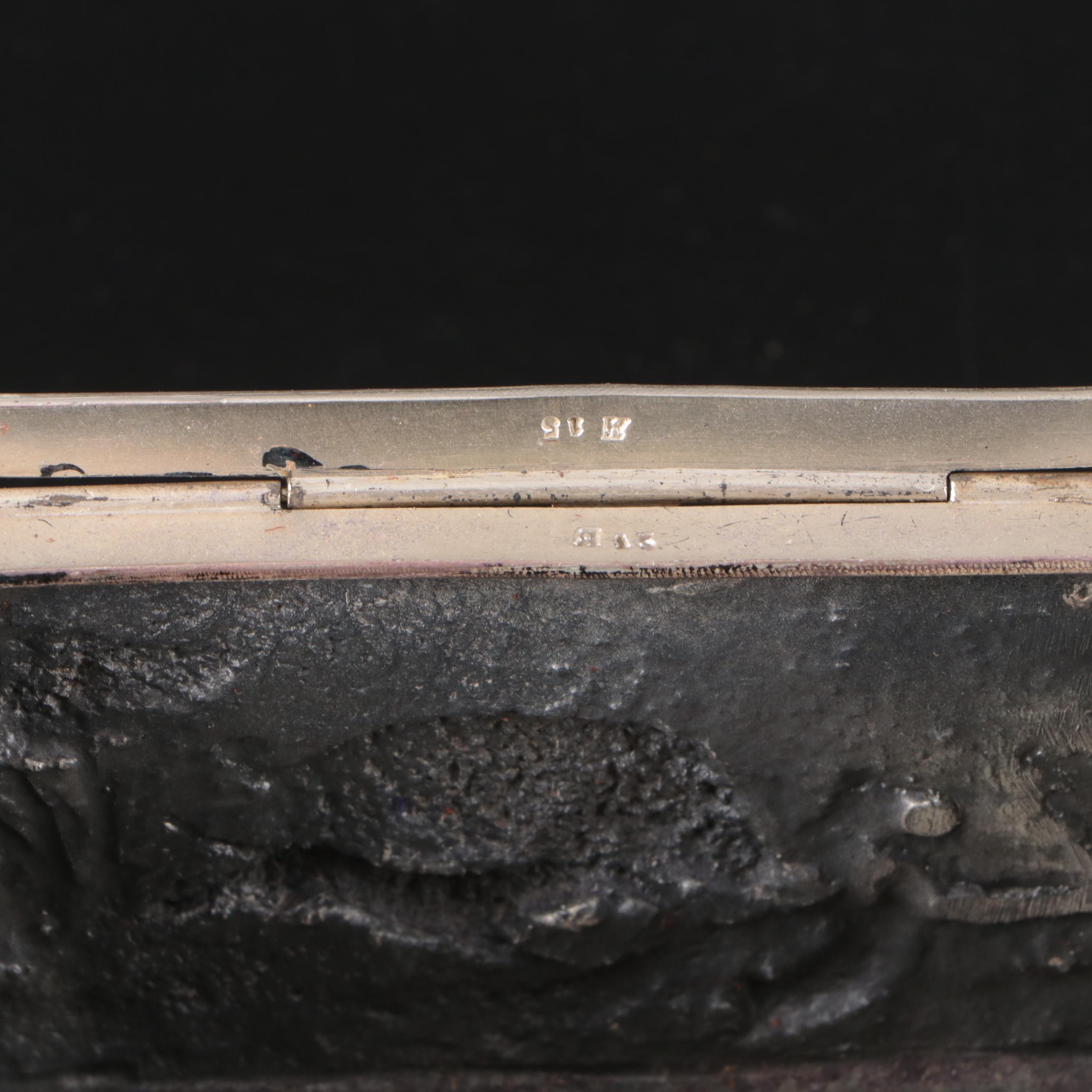 Fulser Industria with Other European Style Repousse Boxes, 20th Century