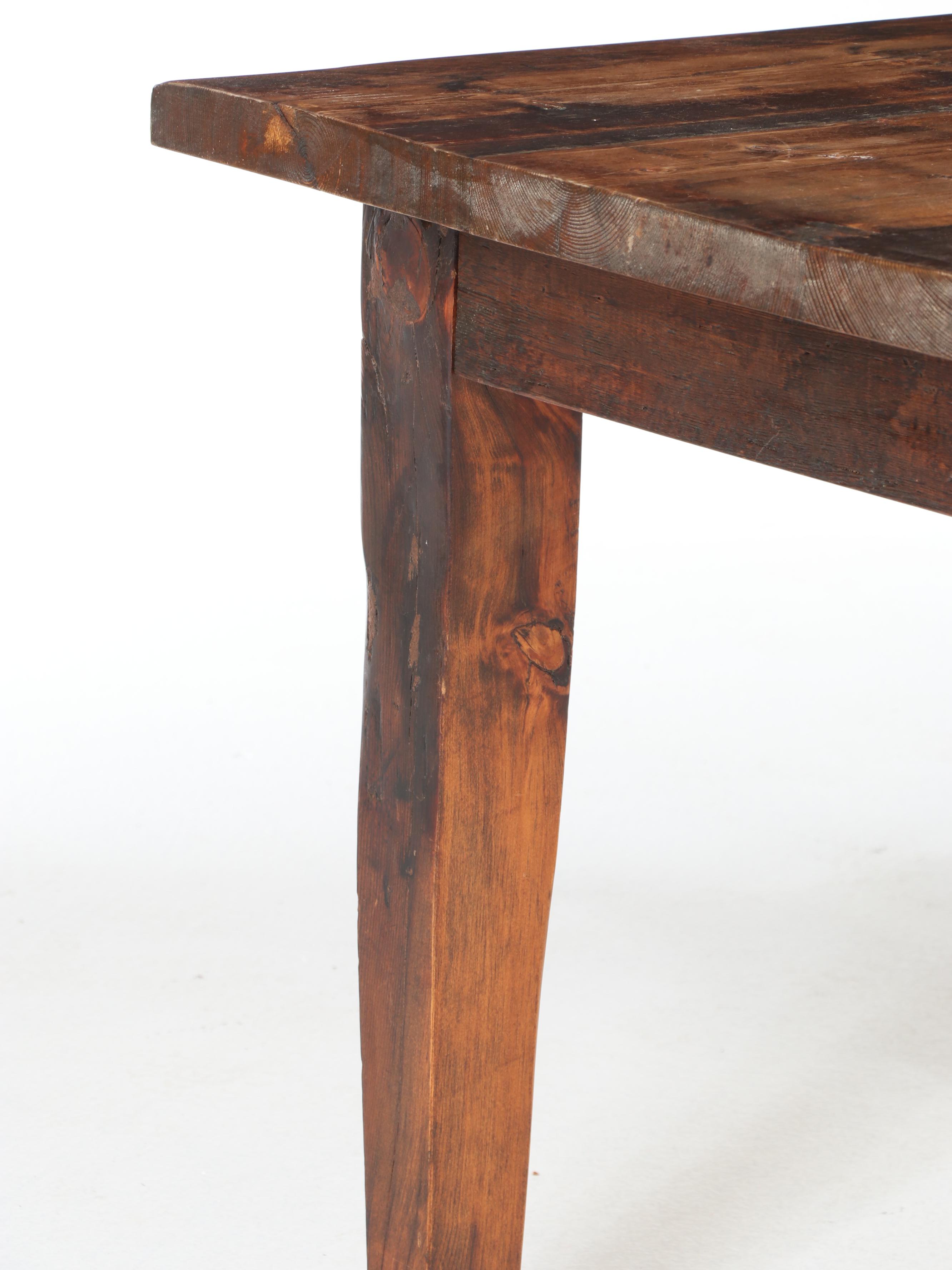 Reclaimed Pine Work Table