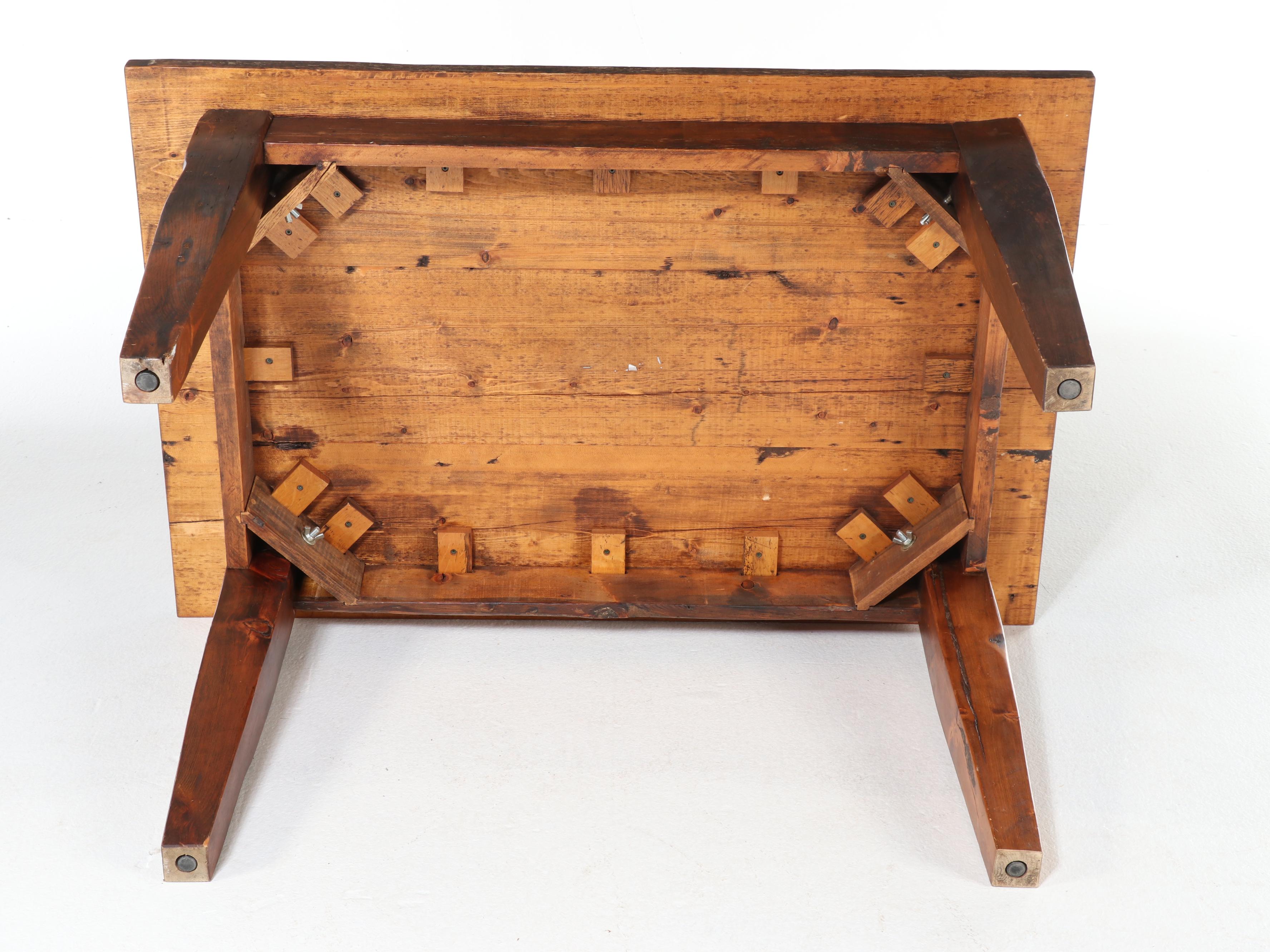 Reclaimed Pine Work Table