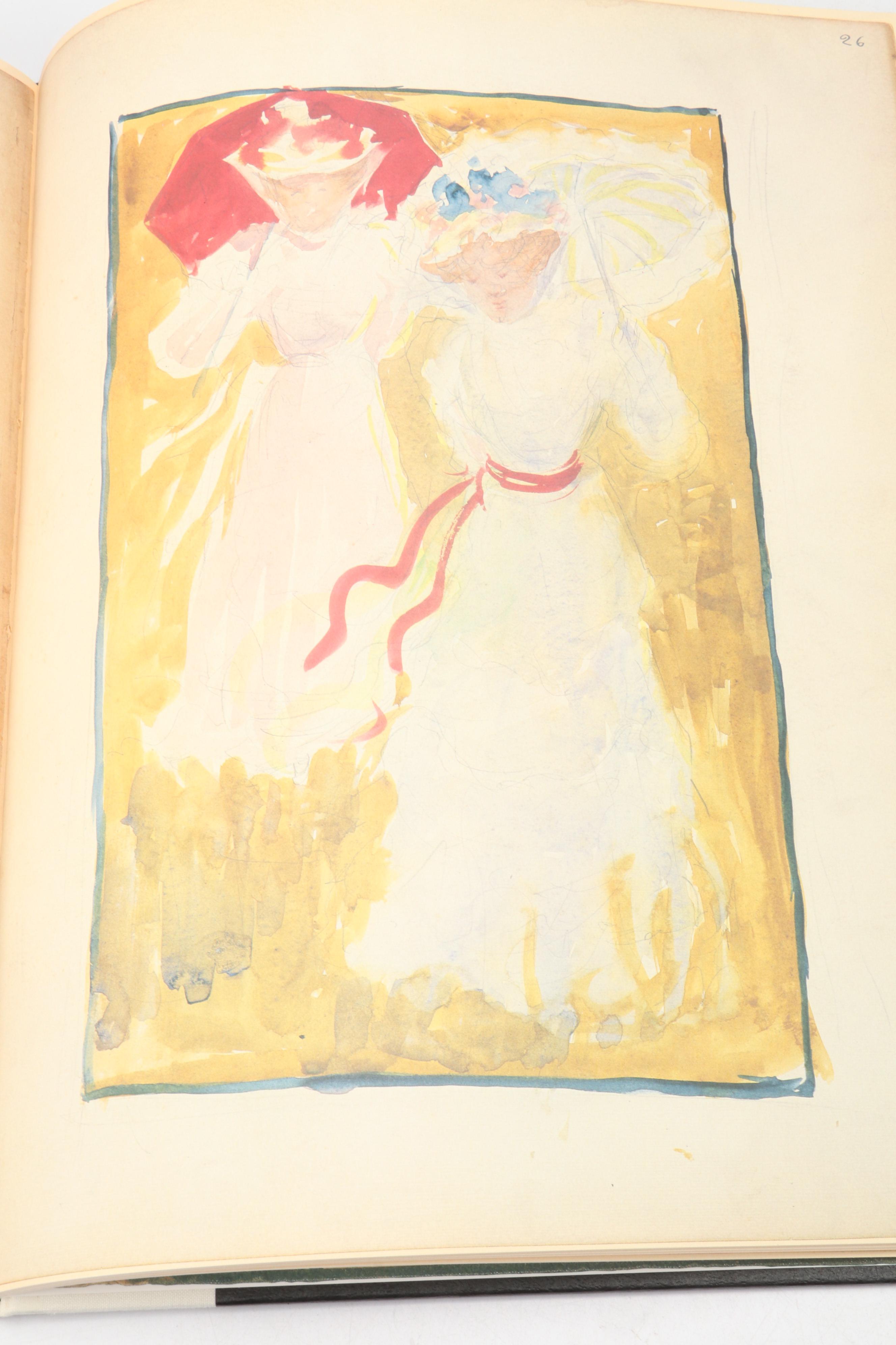 "Maurice Pendergast: Large Boston Public Gardens Sketchbook" Catalog and More