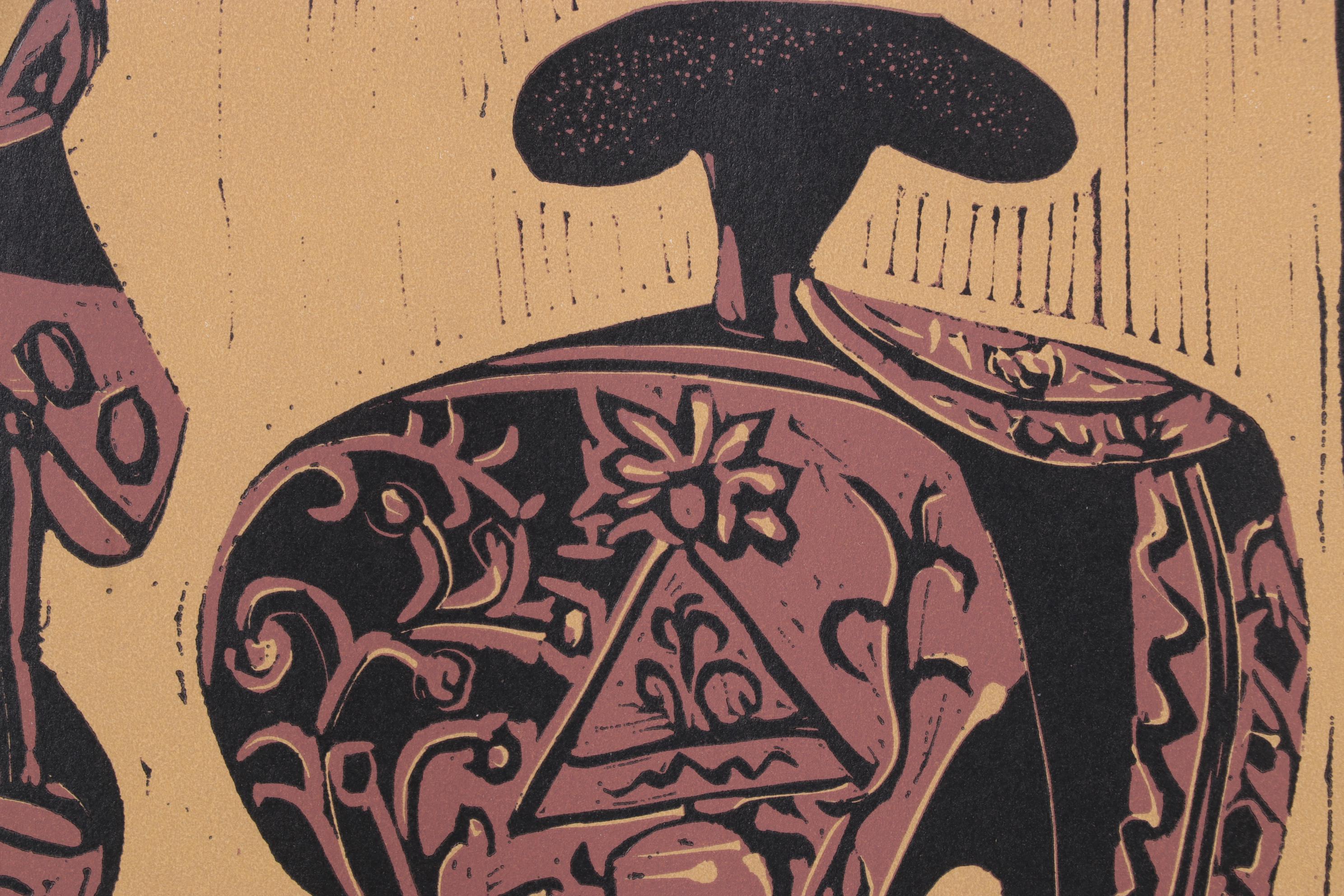 Pablo Picasso Linocut "Picador & Matador," 1962