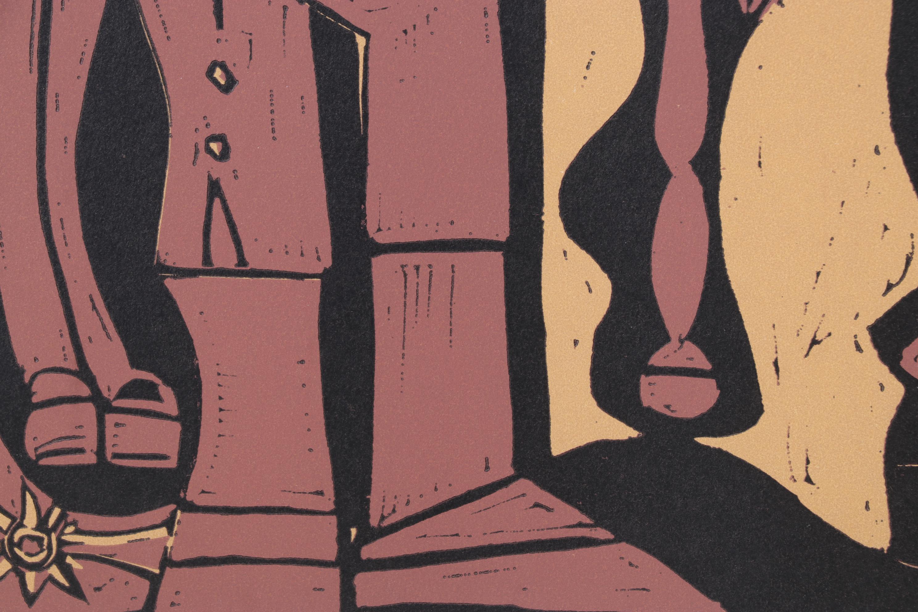 Pablo Picasso Linocut "Picador & Matador," 1962