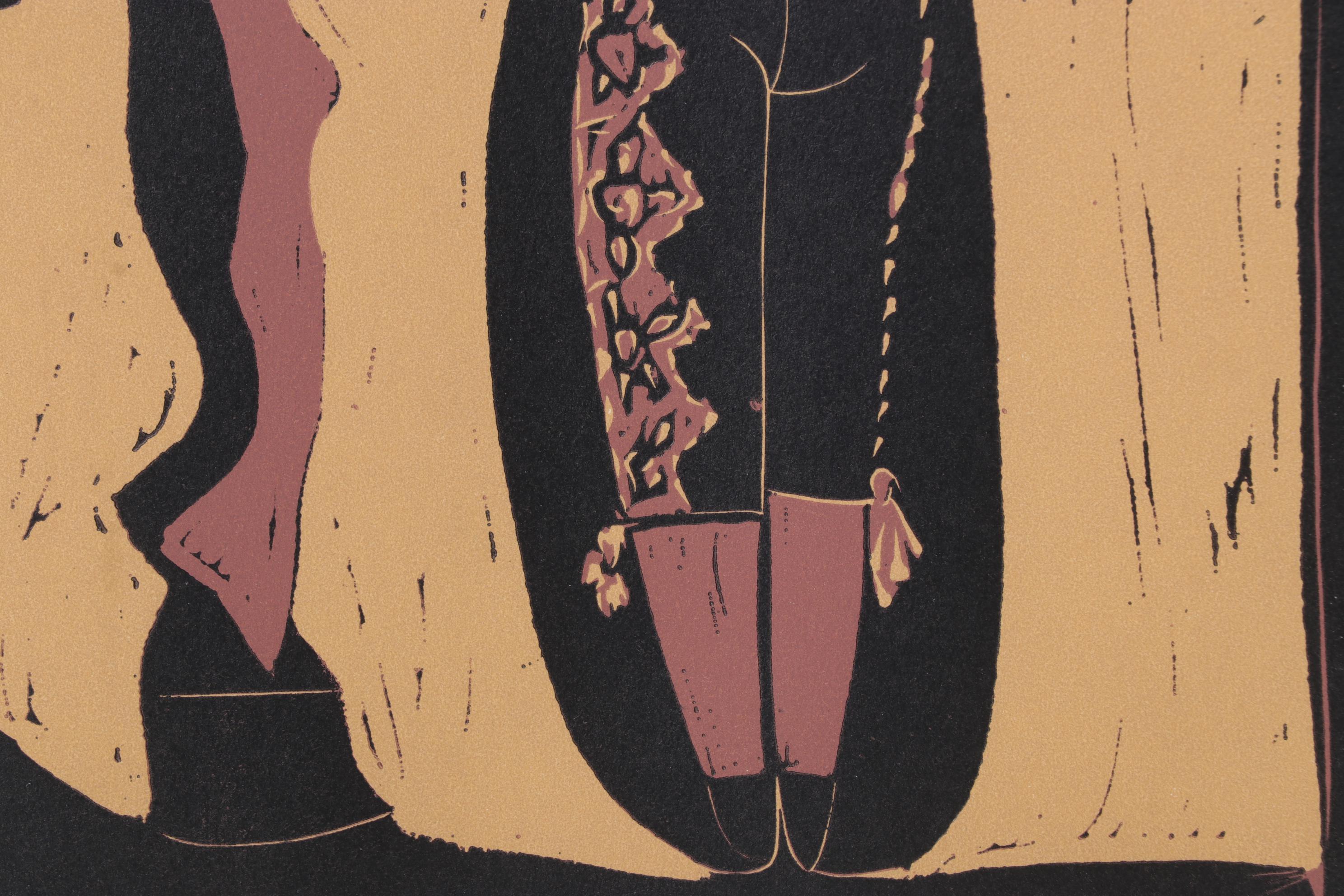 Pablo Picasso Linocut "Picador & Matador," 1962