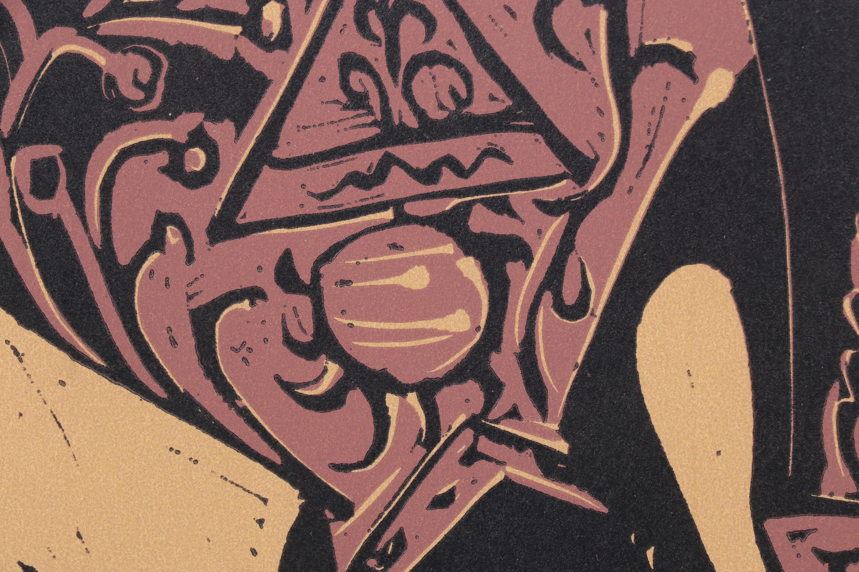 Pablo Picasso Linocut "Picador & Matador," 1962
