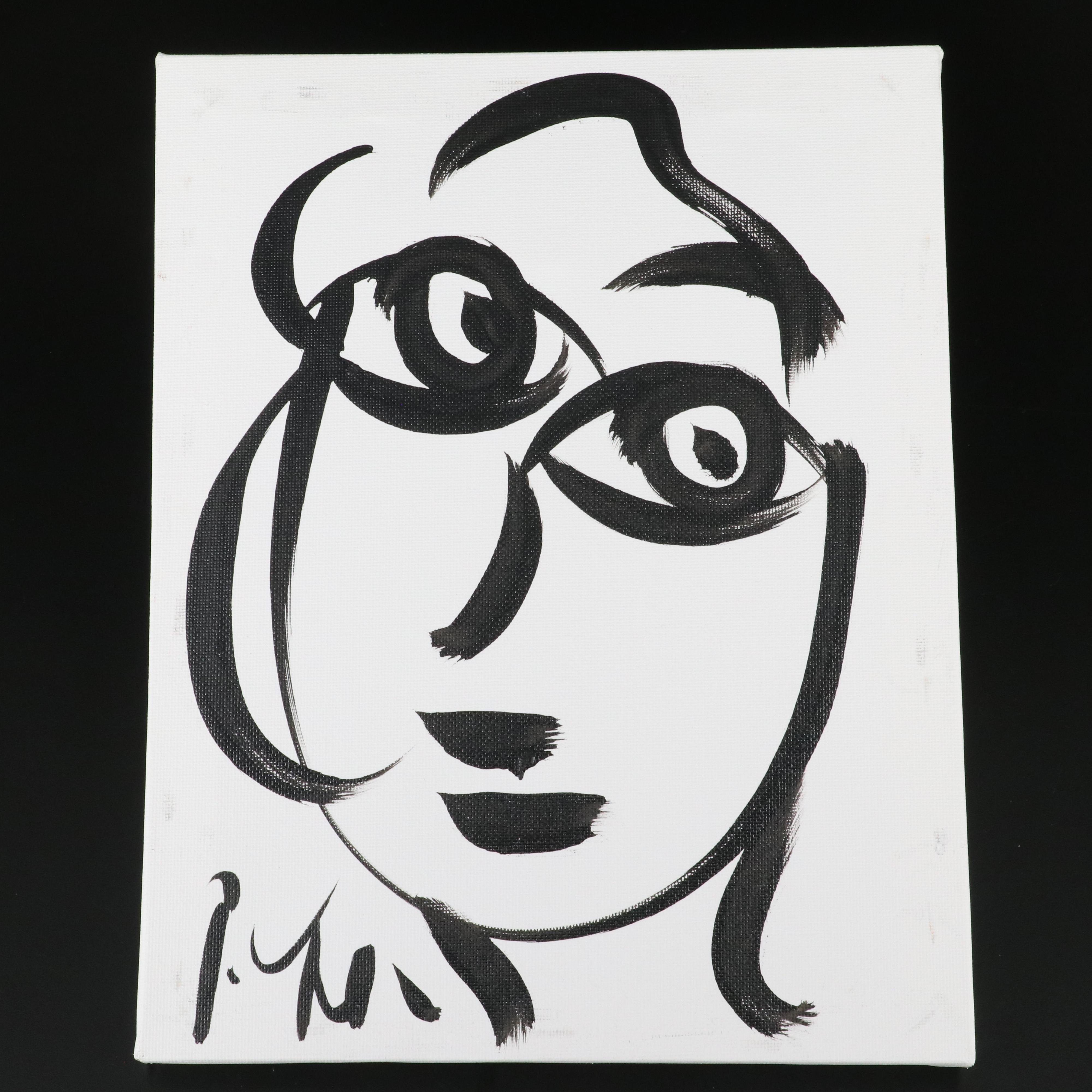 Peter Robert Keil Stylized Acrylic Portrait