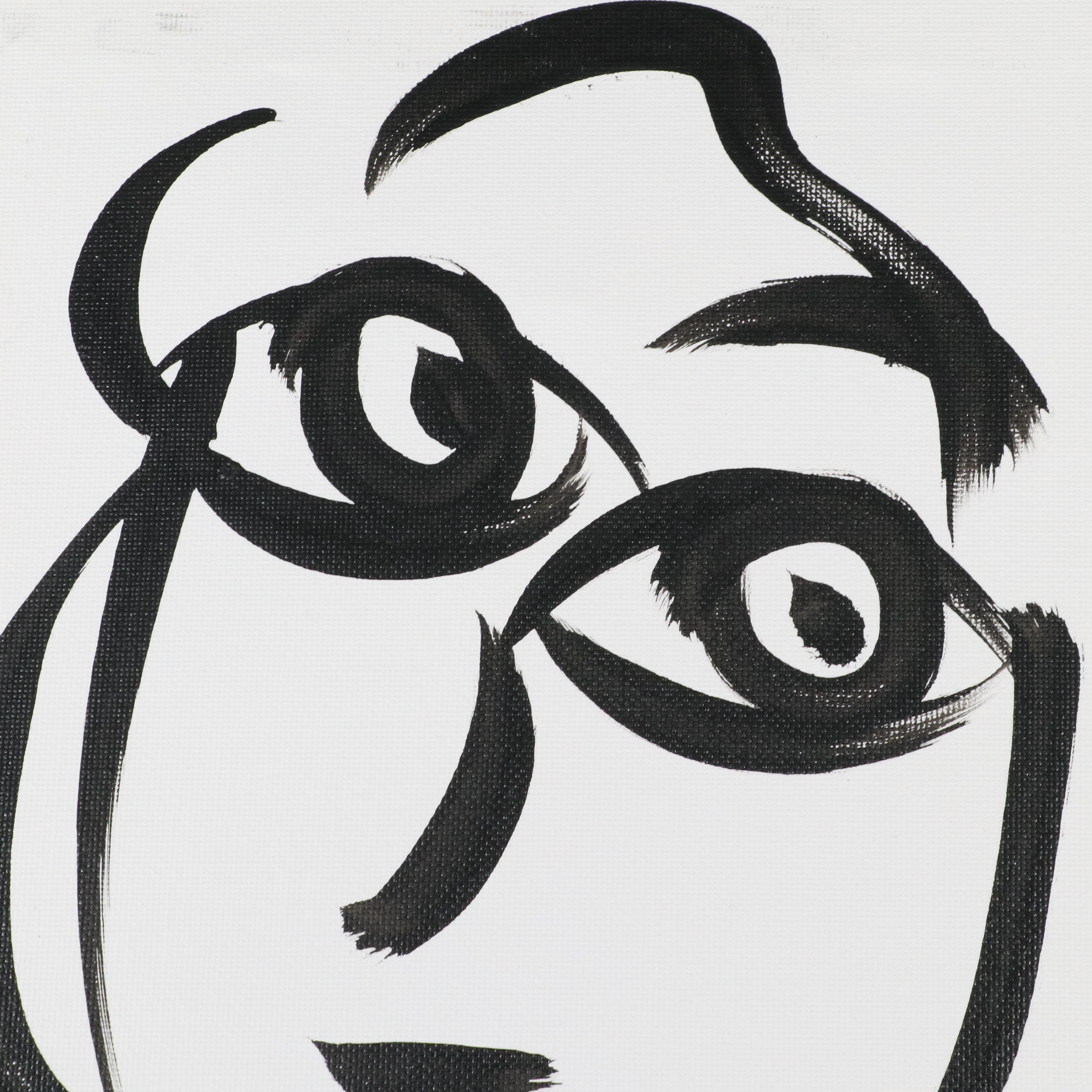 Peter Robert Keil Stylized Acrylic Portrait