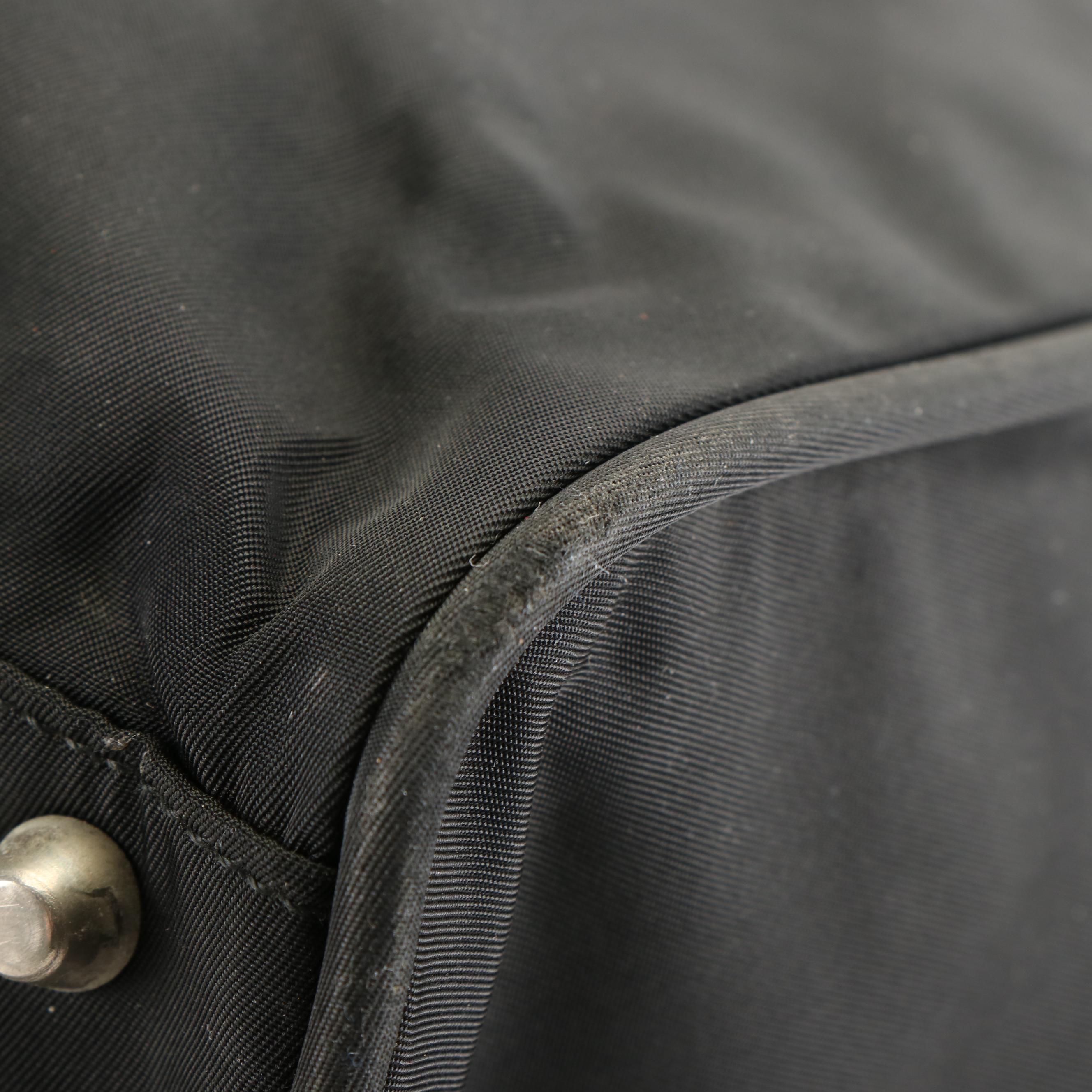 Prada Black Nylon Tessuto Tote Bag