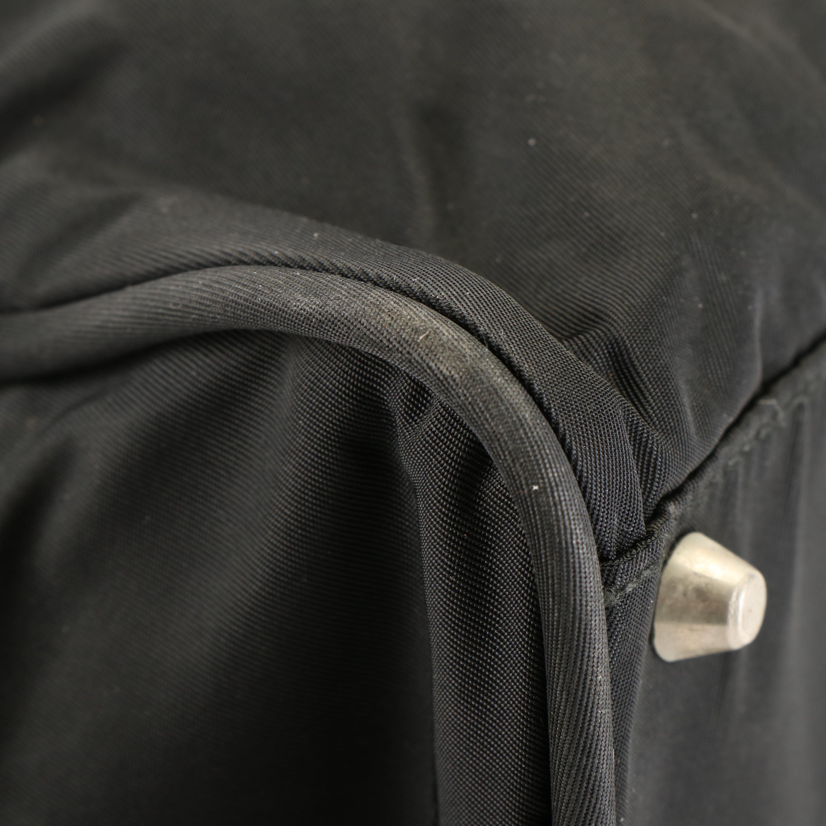 Prada Black Nylon Tessuto Tote Bag