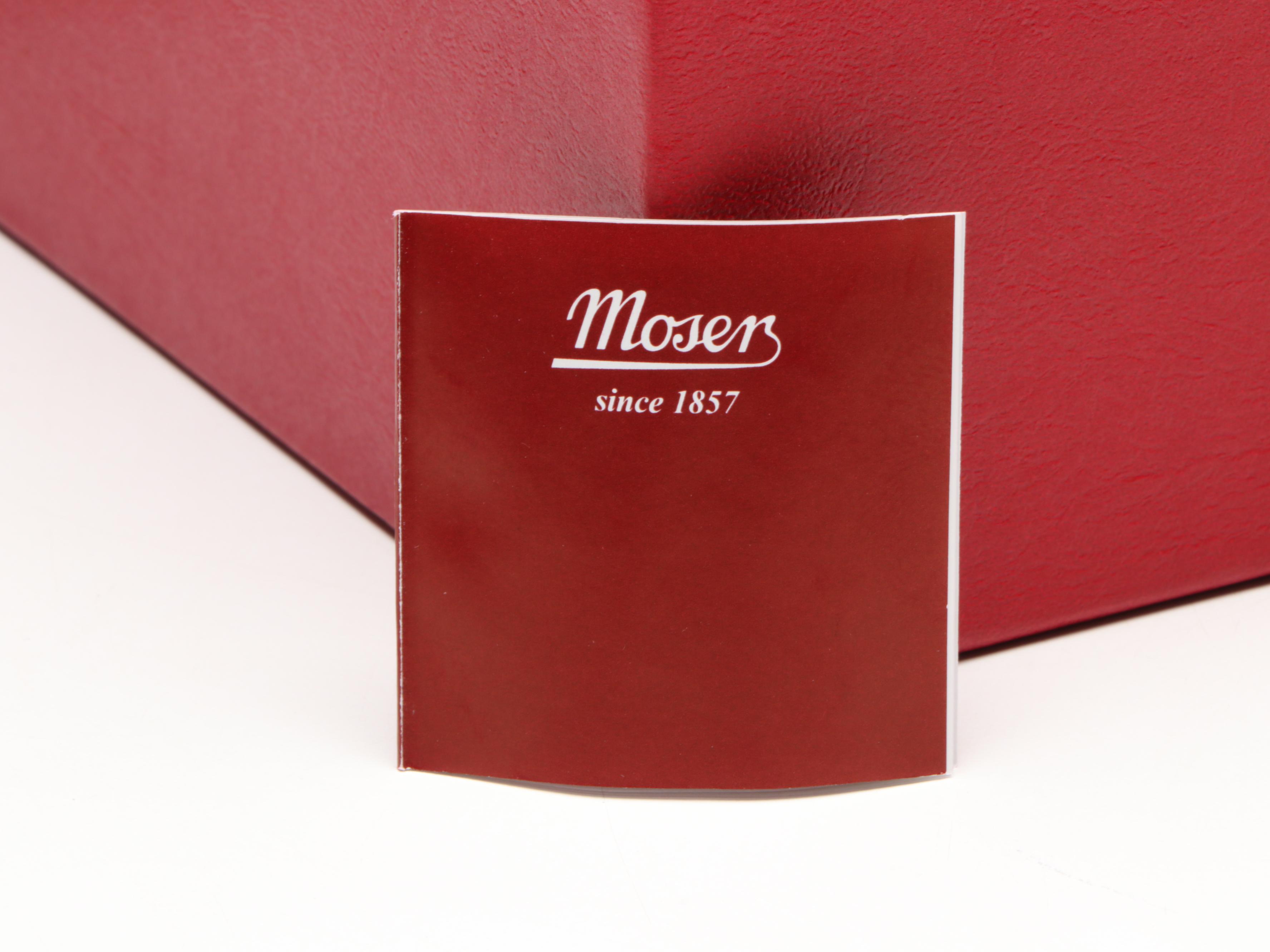 Jan Mares for Moser "His Majesty" Alexandrite and Clear Art Glass Vase