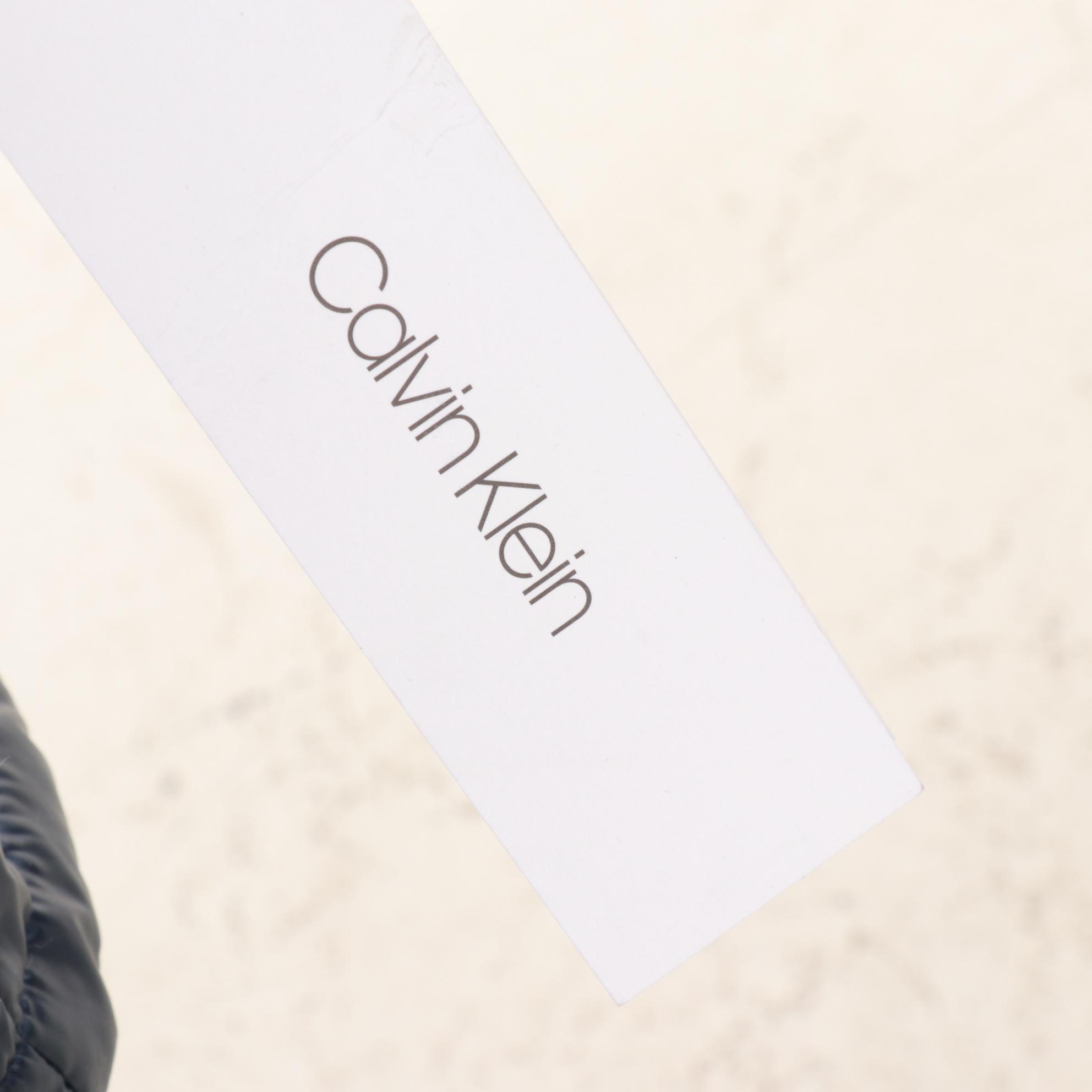 Calvin Klein Navy Blue Packable Quilted Down Puffer Jacket