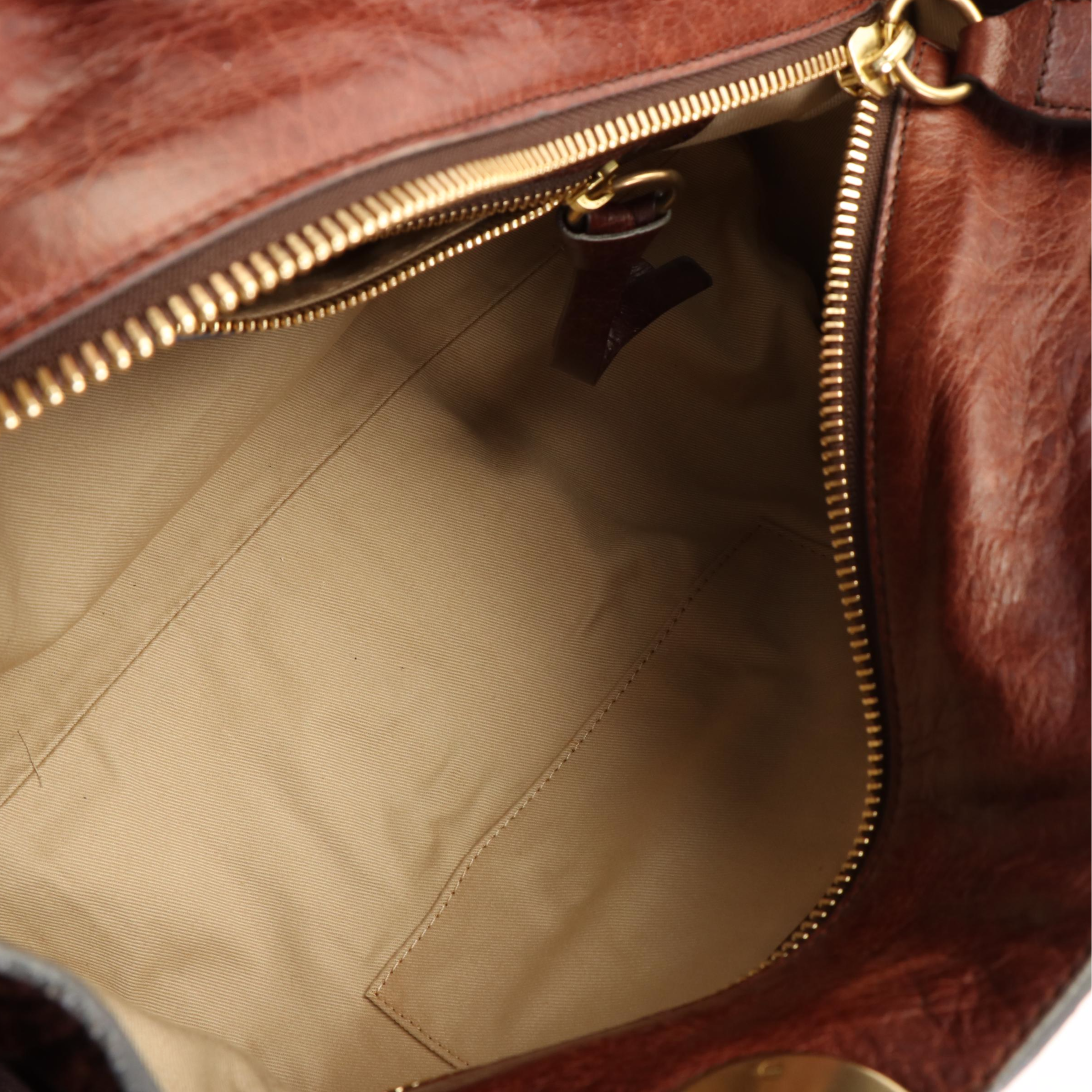 Chloe Leather Heloise Hobo Tote Bag