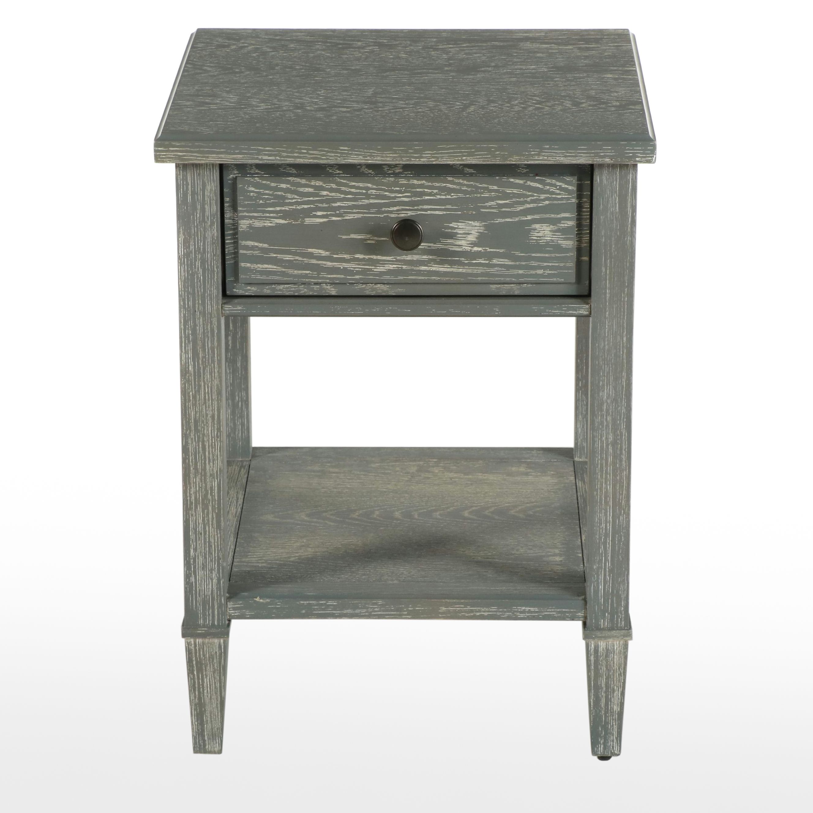 Pottery Barn Teen "Fairfax" Nightstand in Smoked Charcoal Finish