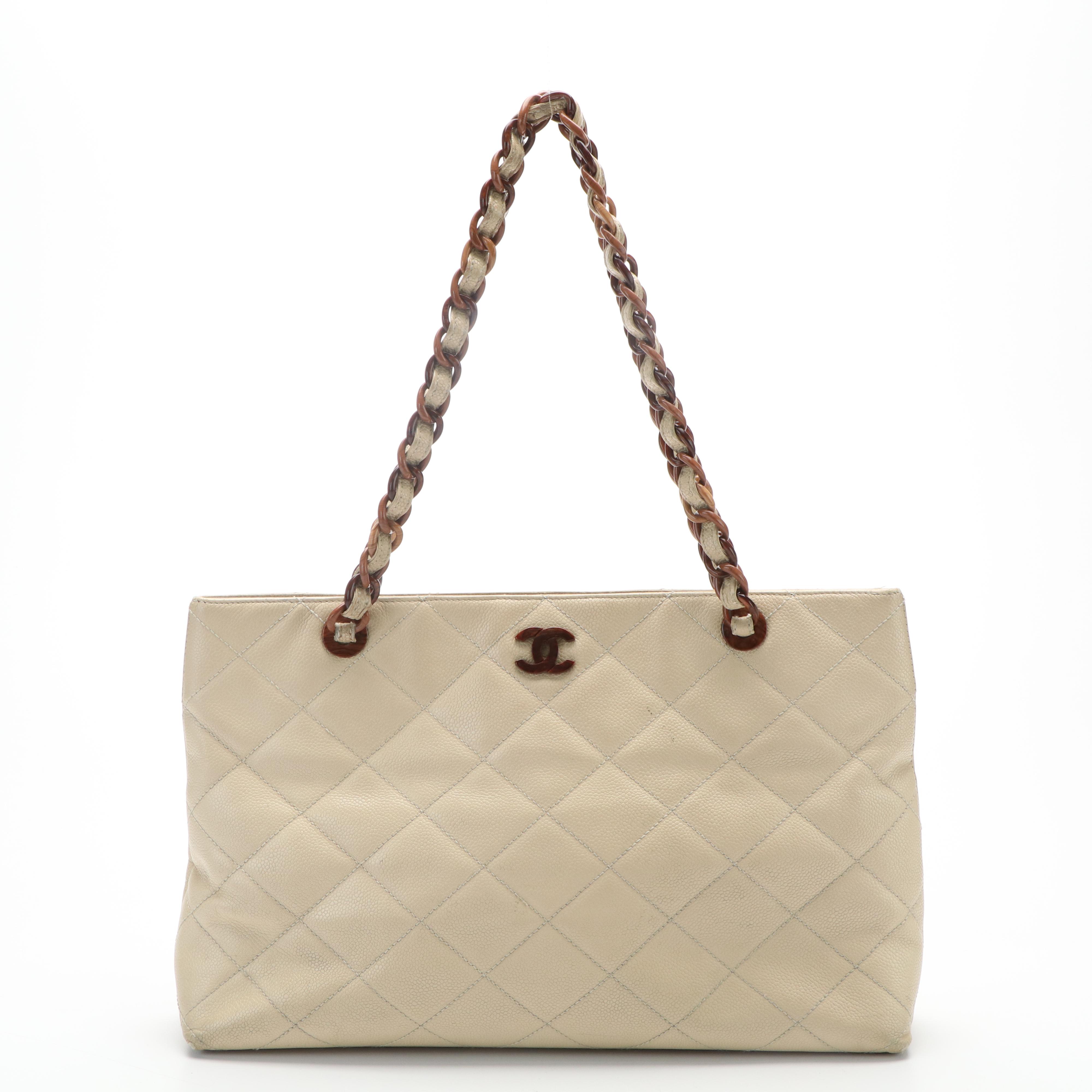 Chanel Quilted Leather Matelasse Handbag
