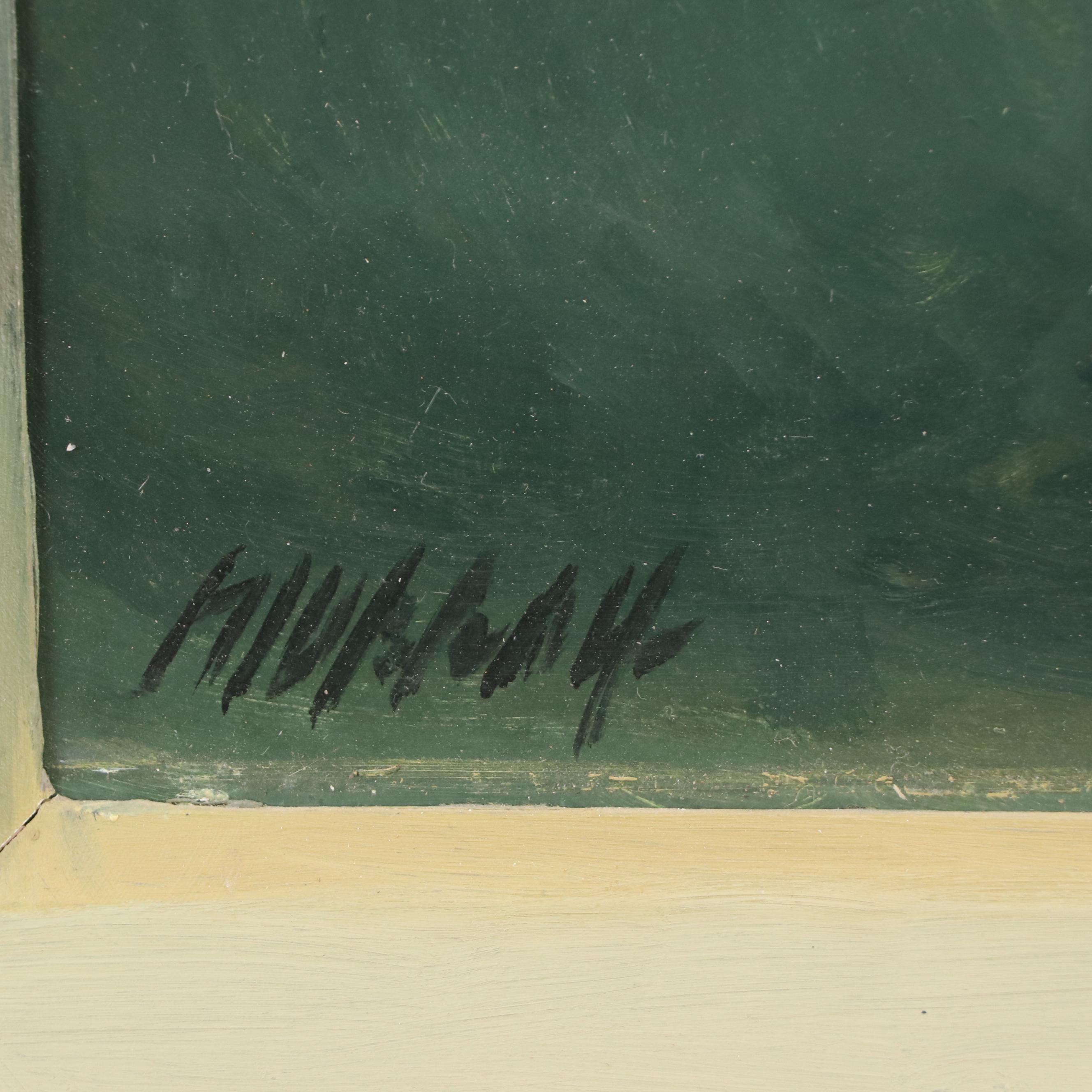 Richard Murray Oil Painting "Dark Fawn," 21st Century